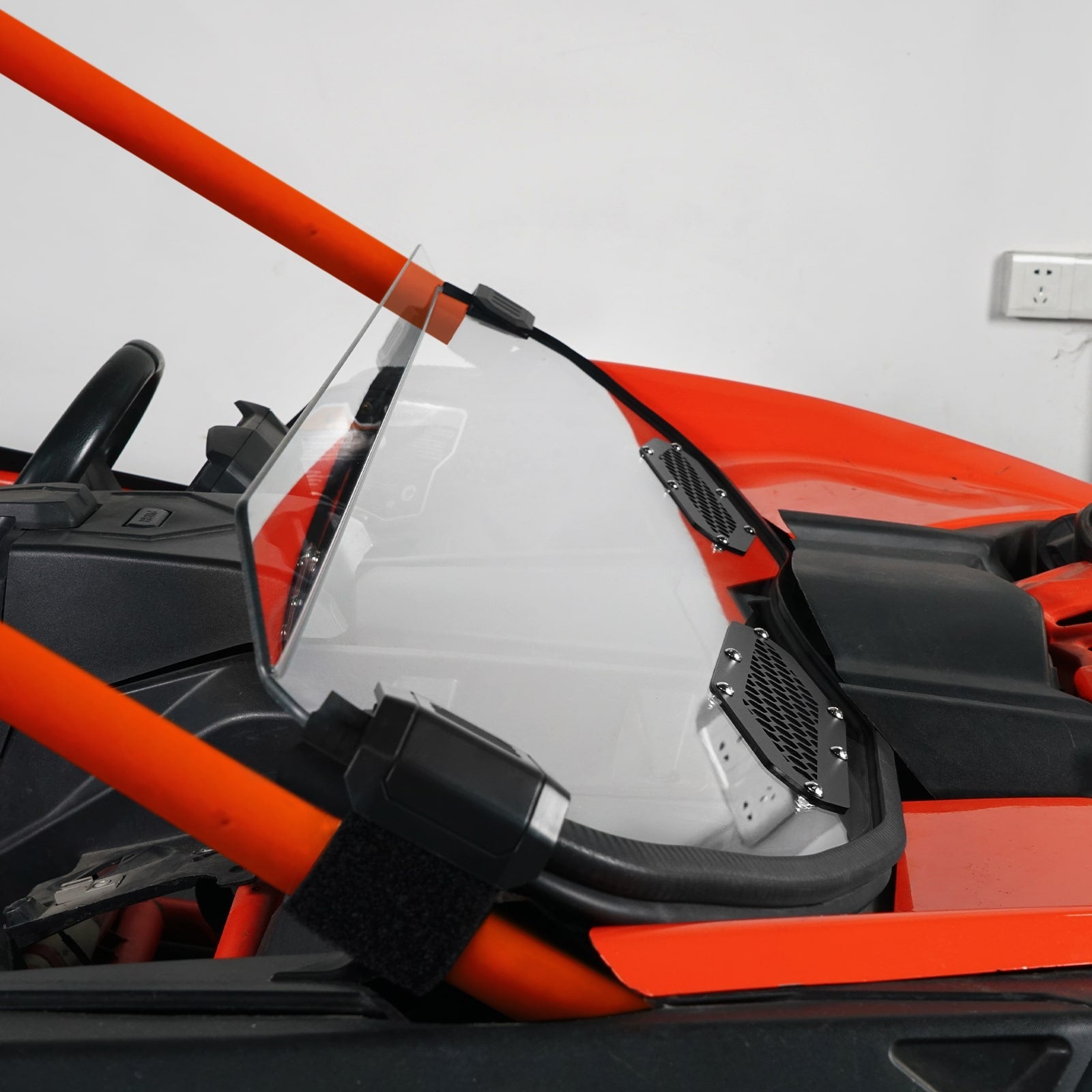 UTV Front Half Clear Windshield Windscreen Window For Can-Am Maverick X3 Turbo