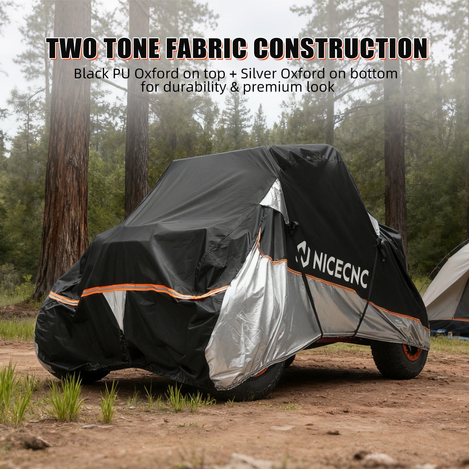 Heavy Duty UTV Cover Dust Cloth w/PU Coating 133"x75"x62" For Can-Am Maverick X3