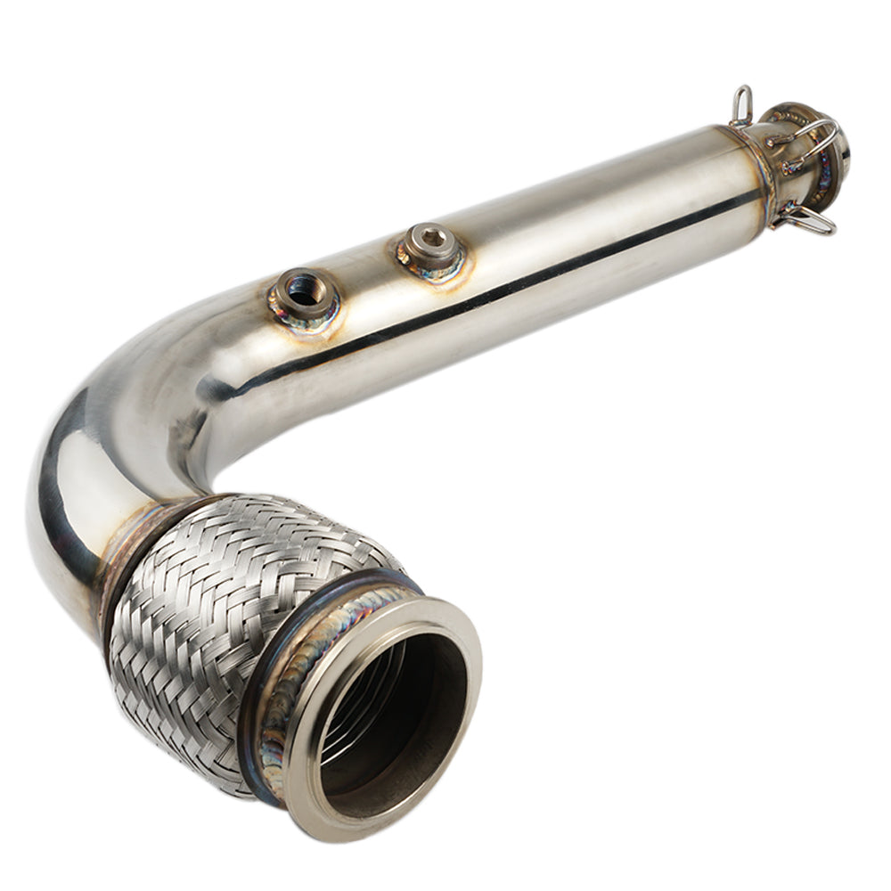 UTV Exhaust Headpipe Bypass Mid Pipe w/Bracket For Can-Am Maverick X3