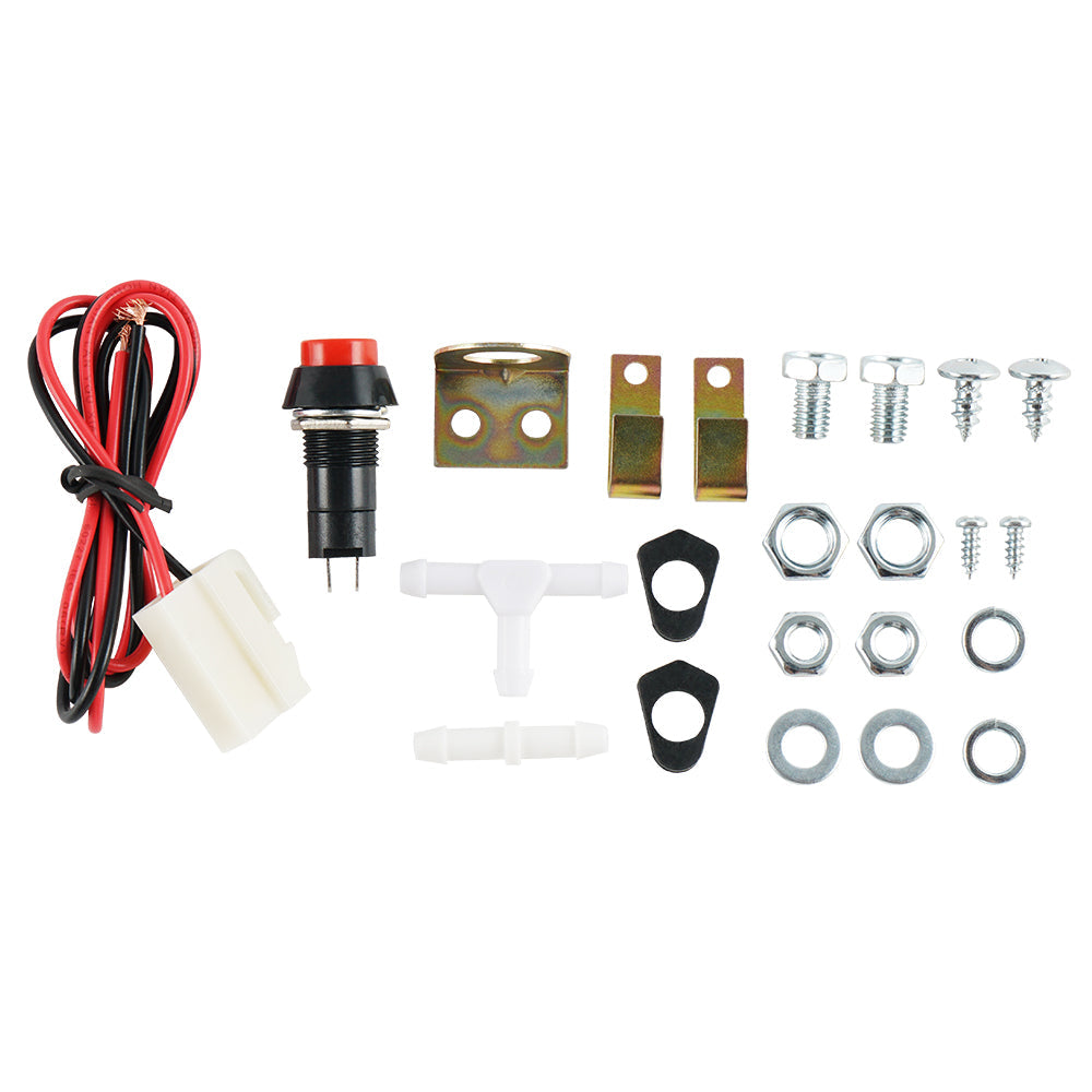 12V Electric UTV Windshield Wiper Motor Washer Bottle Kit For Can-Am Maverick X3