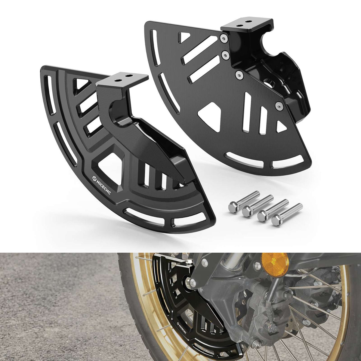 Front Brake Disc Protector Guard For Honda CRF1100L Africa Twin D4/A4 2020-2026