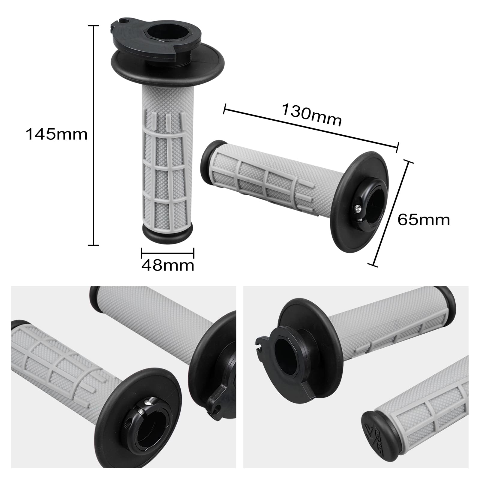 Handle Bar Lock-on Hand Grips for KTM 350 500 EXC-F 2008-2022