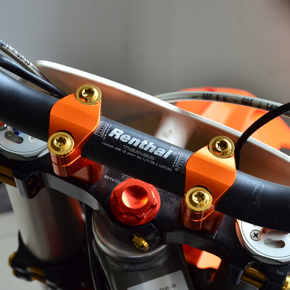 Handlebar Clamps Hold Down Bolts For KTM KTM 500 EXC F 2017-2021