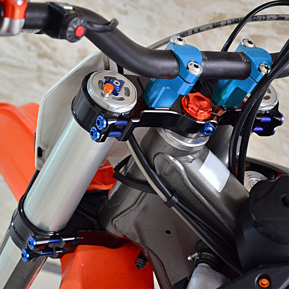 28mm Handlebar Mounts Clamp Riser For KTM 350 500 EXCF 2005-2015