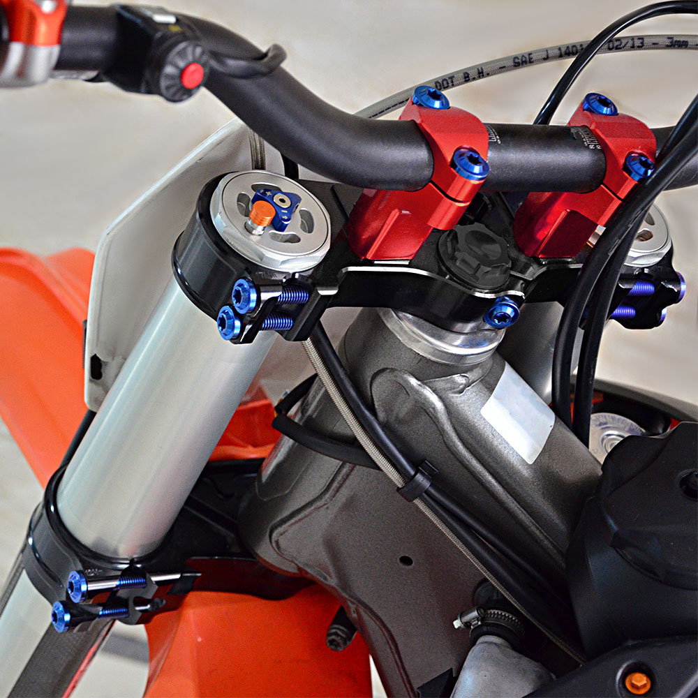 28mm Handlebar Mounts Clamp Riser For KTM 350 500 EXCF 2005-2015