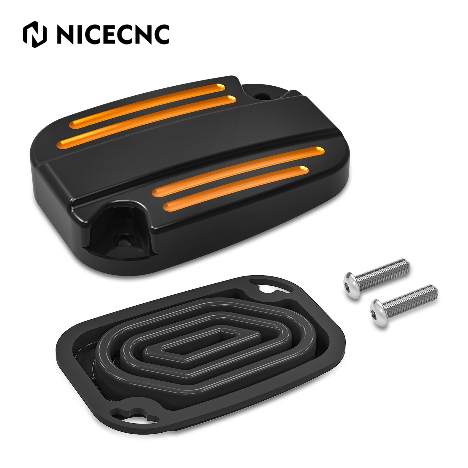Clutch Brake Master Cylinder Reservoir Cover For Harley Road King Electra Street Glide