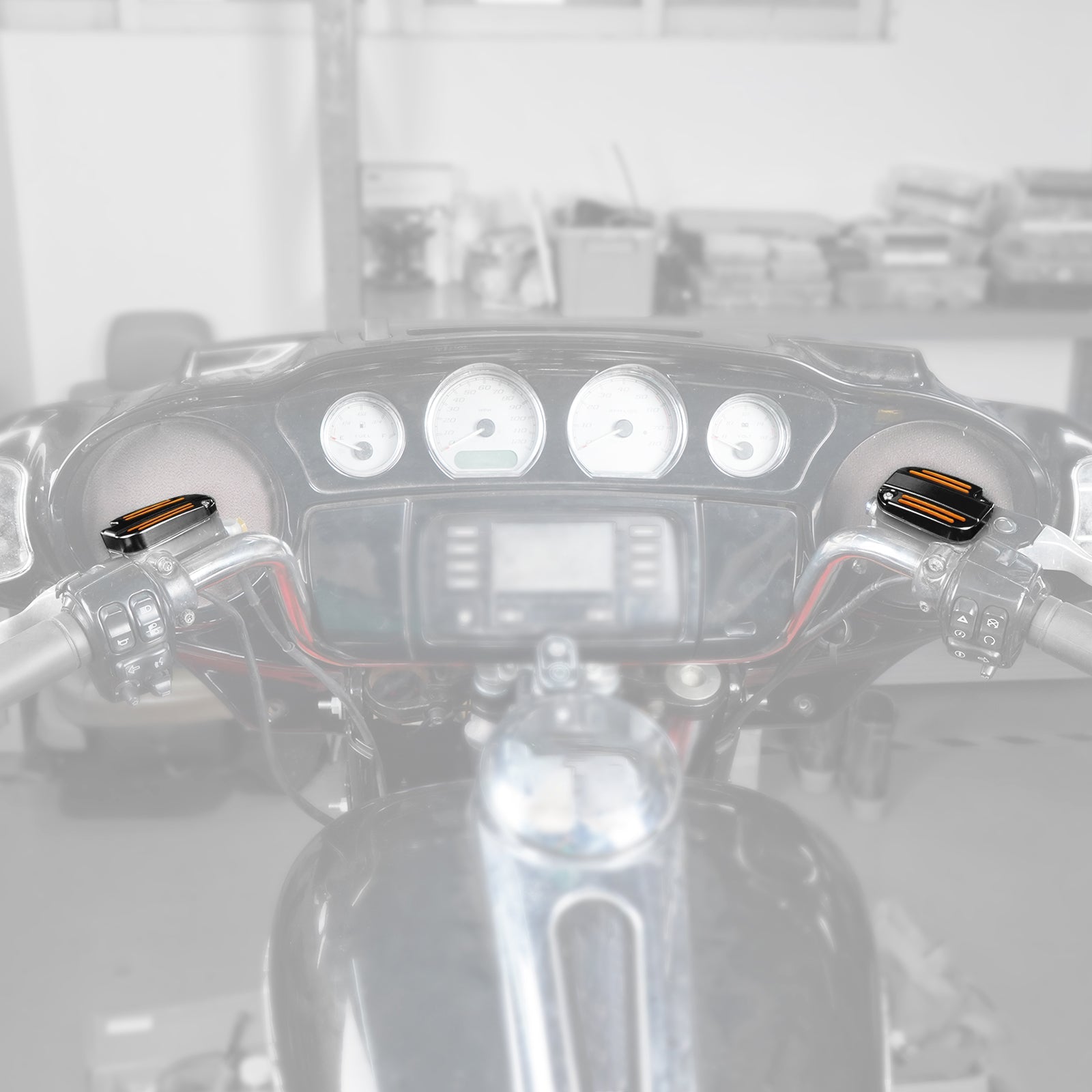 Clutch Brake Master Cylinder Reservoir Cover For Harley Road King Electra Street Glide