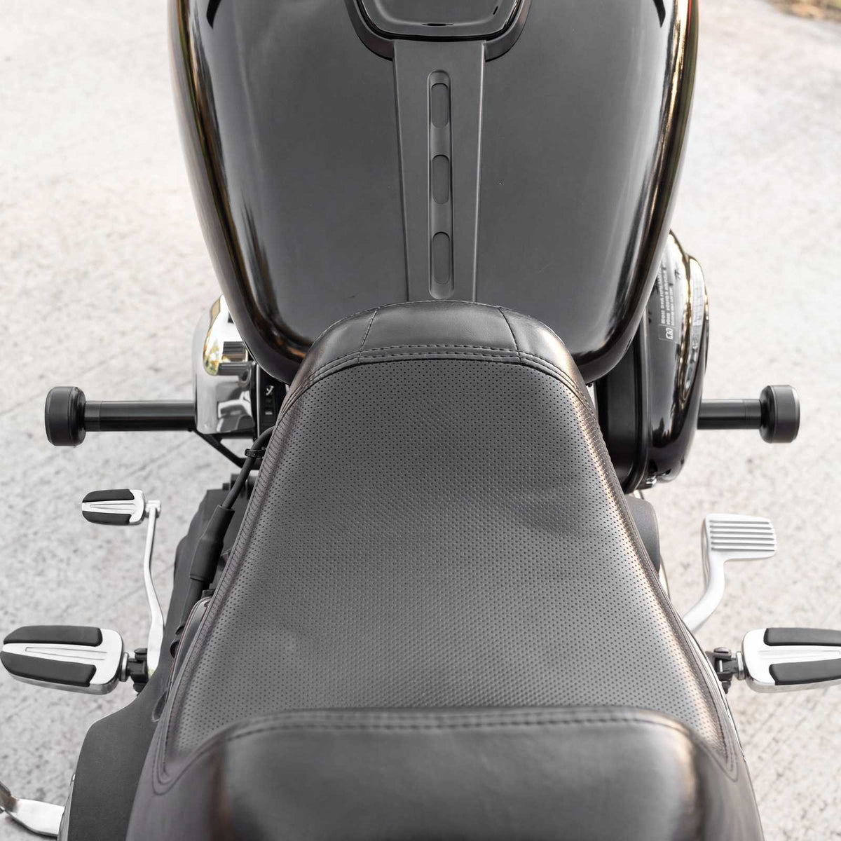 Replaceable Slider Front Crash Bar Engine Guard for Harley Dyna Fat Bob Street Bob Low Rider Wide Glide 2004-2017