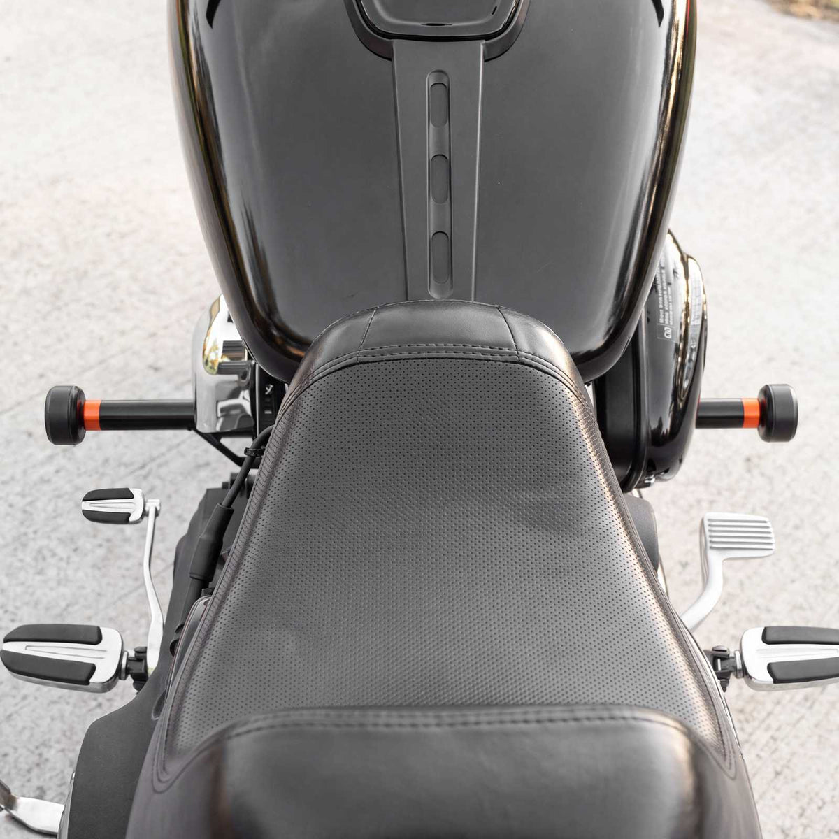 Replaceable Slider Front Crash Bar Engine Guard for Harley Dyna Fat Bob Street Bob Low Rider Wide Glide 2004-2017