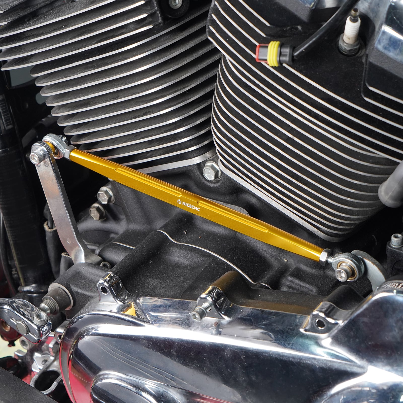 Transmission Inner Shifter Lever Arm Linkage Rod Kit For Harley Road King Electra Street Glide