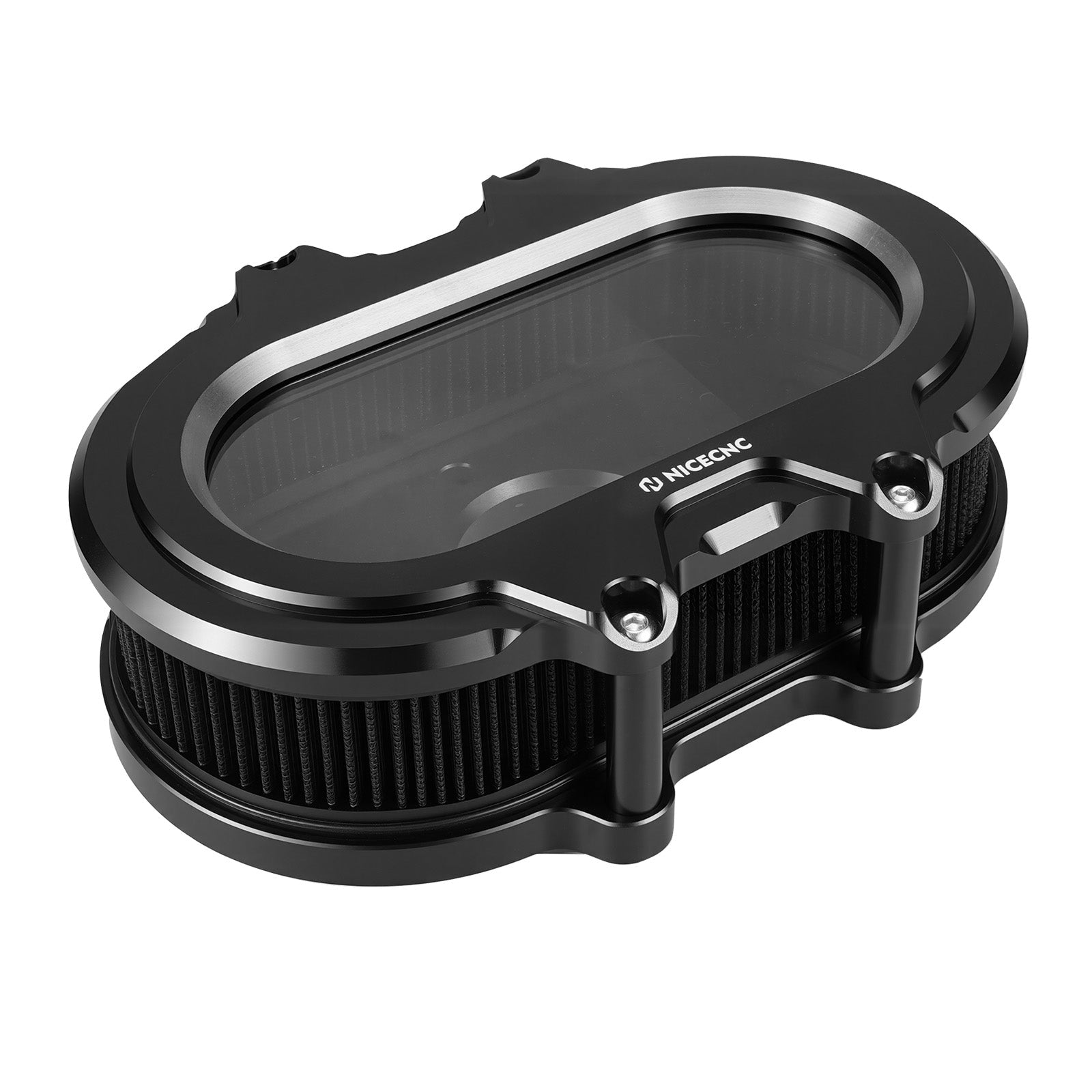 M8 Full Clear Air Cleaner Kit For Harley Softail Fat Boy Street Bob Low Rider Heritage Classic