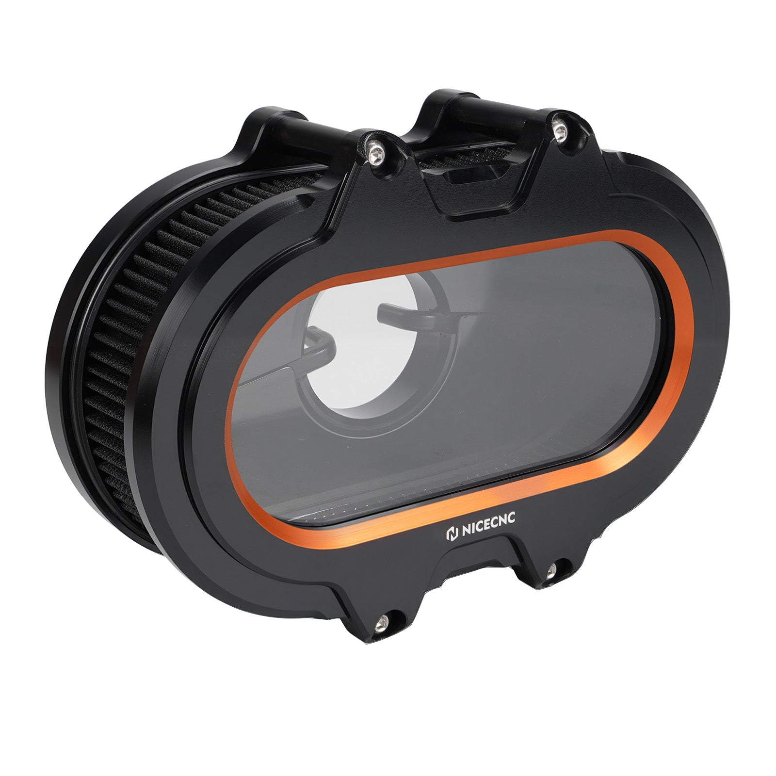 M8 Full Clear Air Cleaner Kit For Harley Softail Fat Boy Street Bob Low Rider Heritage Classic