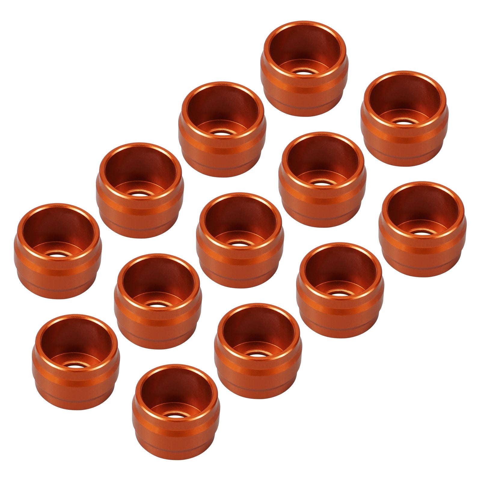 M8 Primary Cover Bolt Caps Decorative Trim Rings For Harley Road King Electra Street Glide