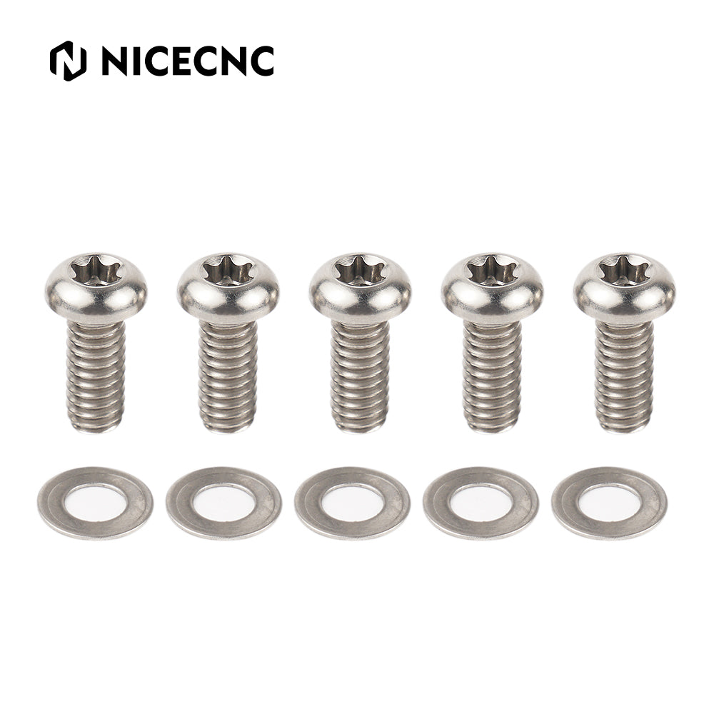 Derby Clutch Cover Screws Bolts For Harley Dyna Fat Street Bob Low Rider Super Glide
