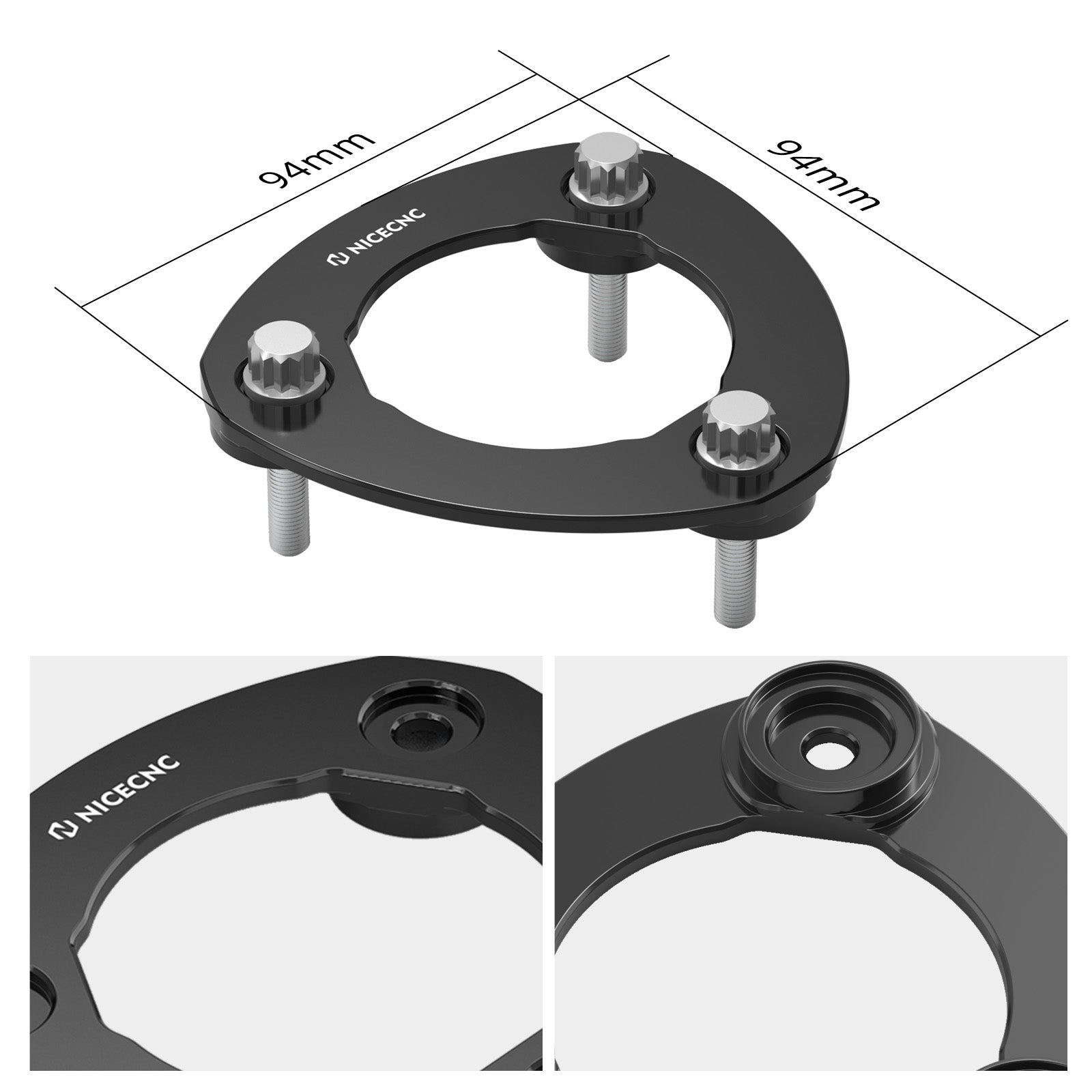 M8 Derby Cover w/Clutch Spring Stopper Plate Kit For Harley Road King Electra Street Glide