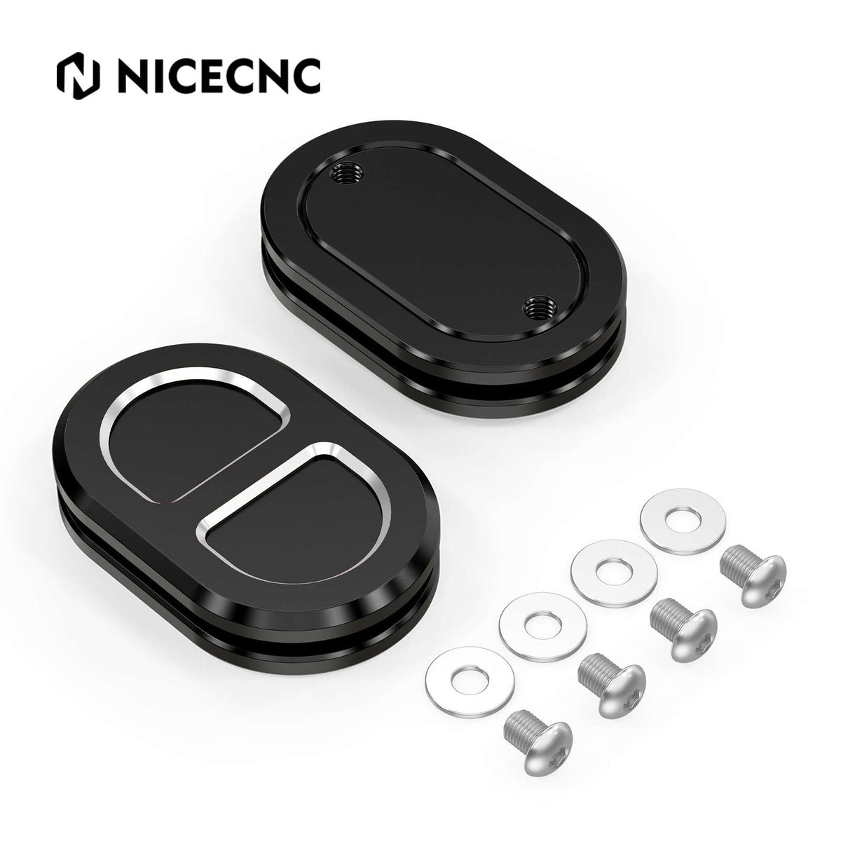 Kit de caches-bouchons de trou d'antenne arrière pour Harley Road King Street Glide Road Glide