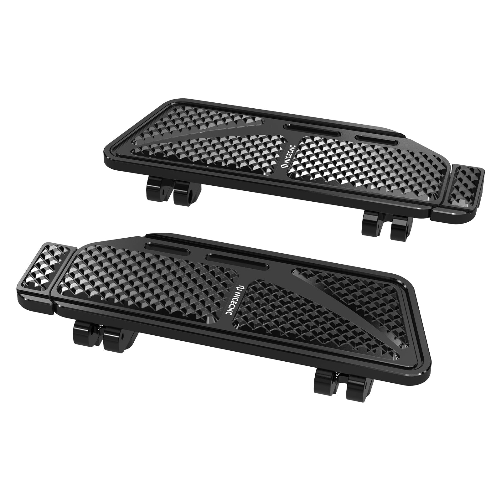 Rider Floorboards Footboards Inserts Kit For Harley Road King Electra Street Glide Ultra Limited