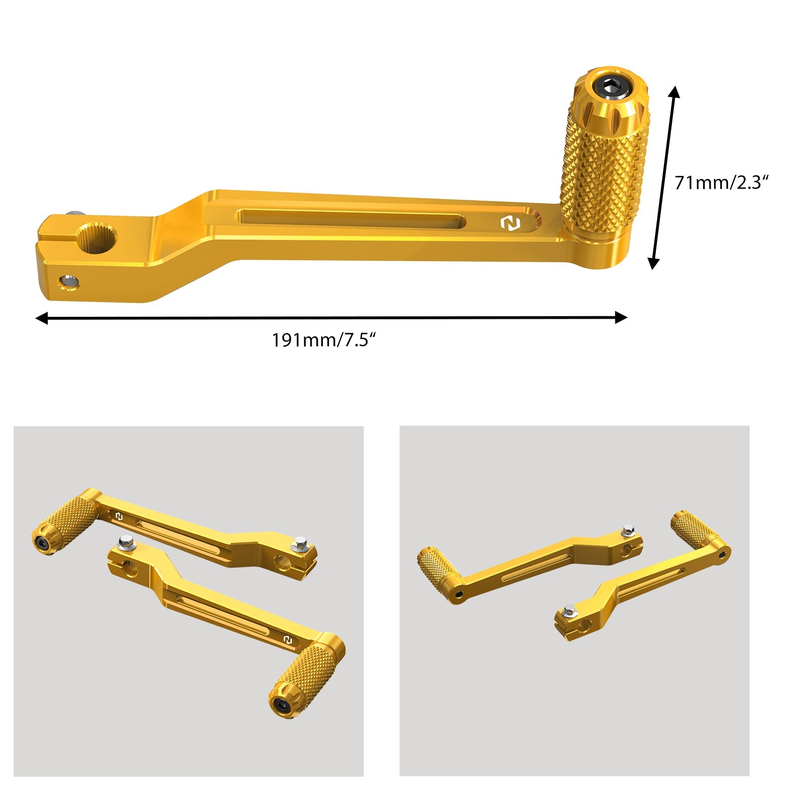 Heel Toe Gear Shifter Levers Pegs For Harley Softail Slim Deluxe Fat Boy 114 Heritage Classic