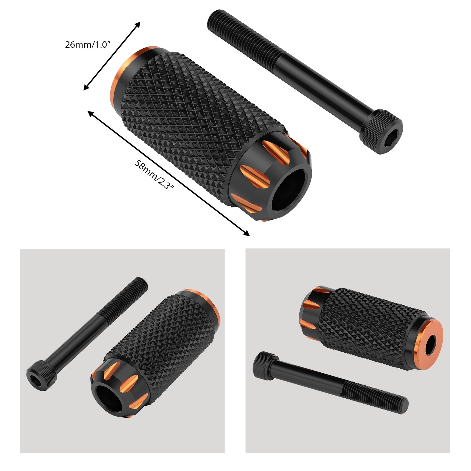Shifter Toe Shift Gear Pedal Pad Tip Peg For Harley Sportster 1200 883 72 48 XL Roadster