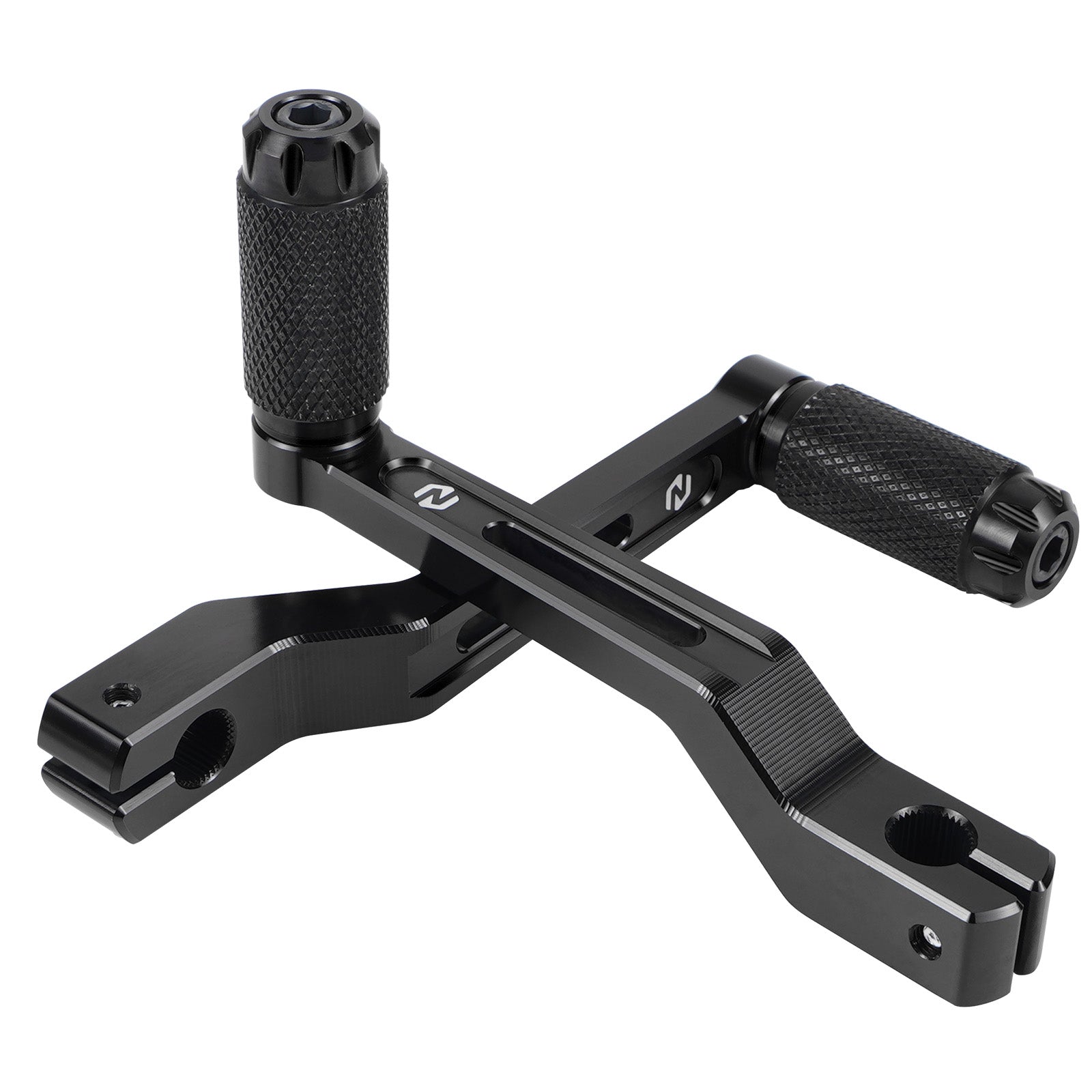 Short Heel Toe Shifter Shift Levers Set For Harley Road King Street Glide Ultra Limited