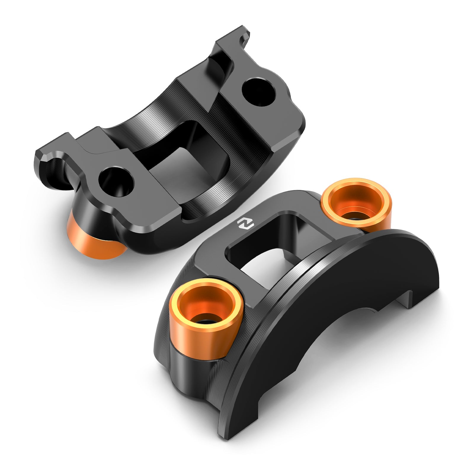 Brake Master Cylinder & Clutch Lever Perch Half Clamp For Harley Softail Slim Deluxe Standard