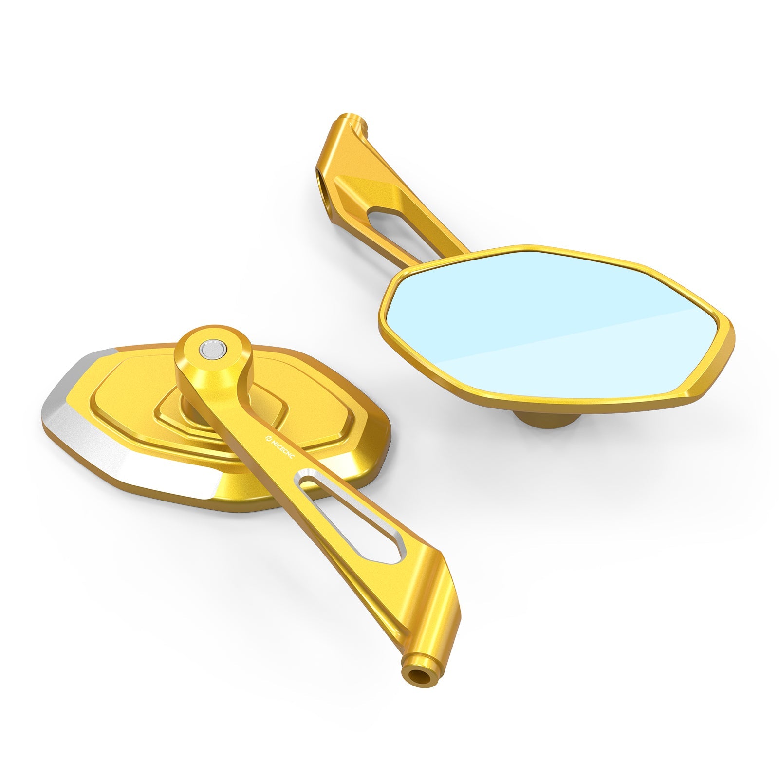 Convex Rear View Mirrors Kit For Harley Road King Tri Electra Street Glide Ultra Limited