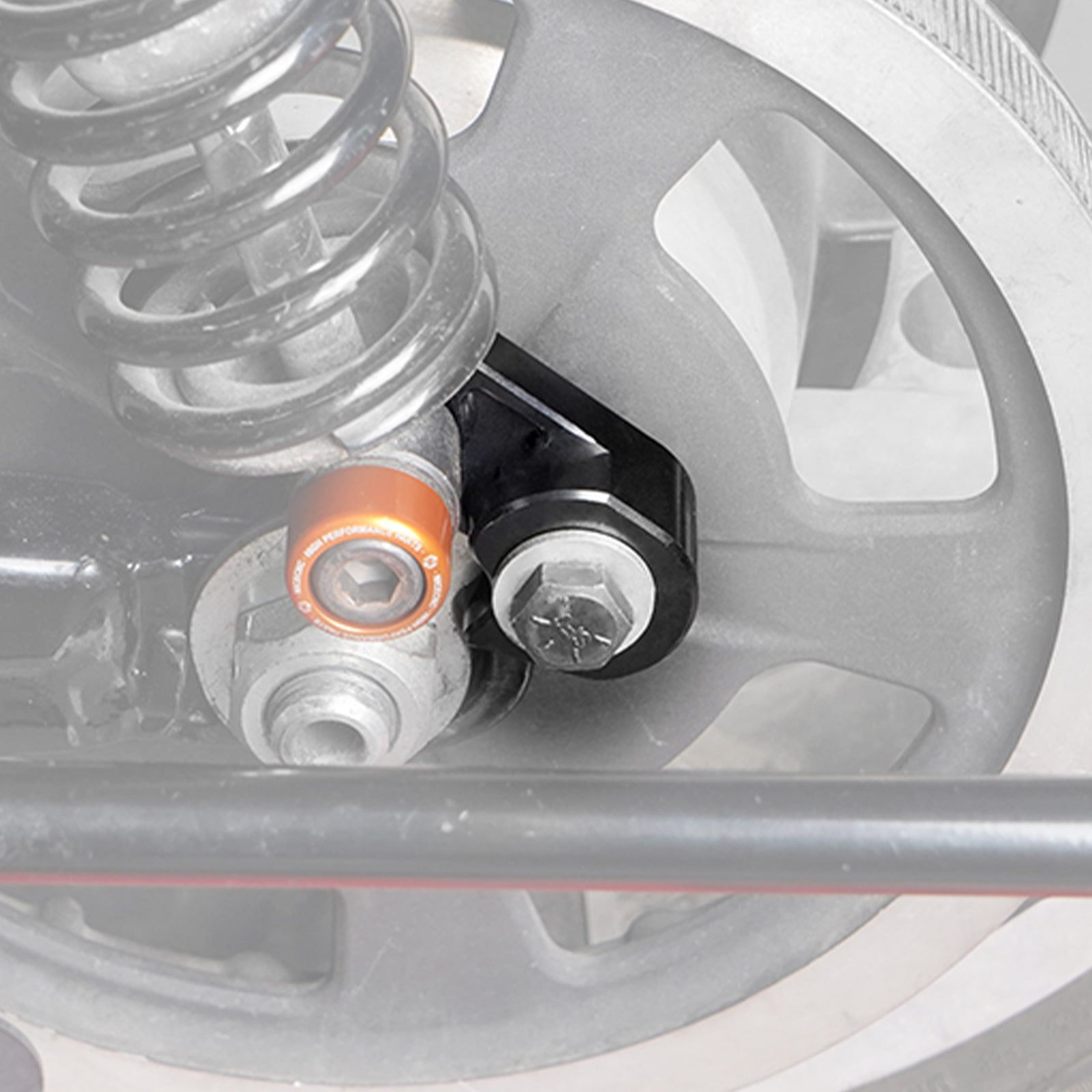 Shock Lift Bracket Rear Suspension Riser Kit For Harley Road King Electra Street Glide