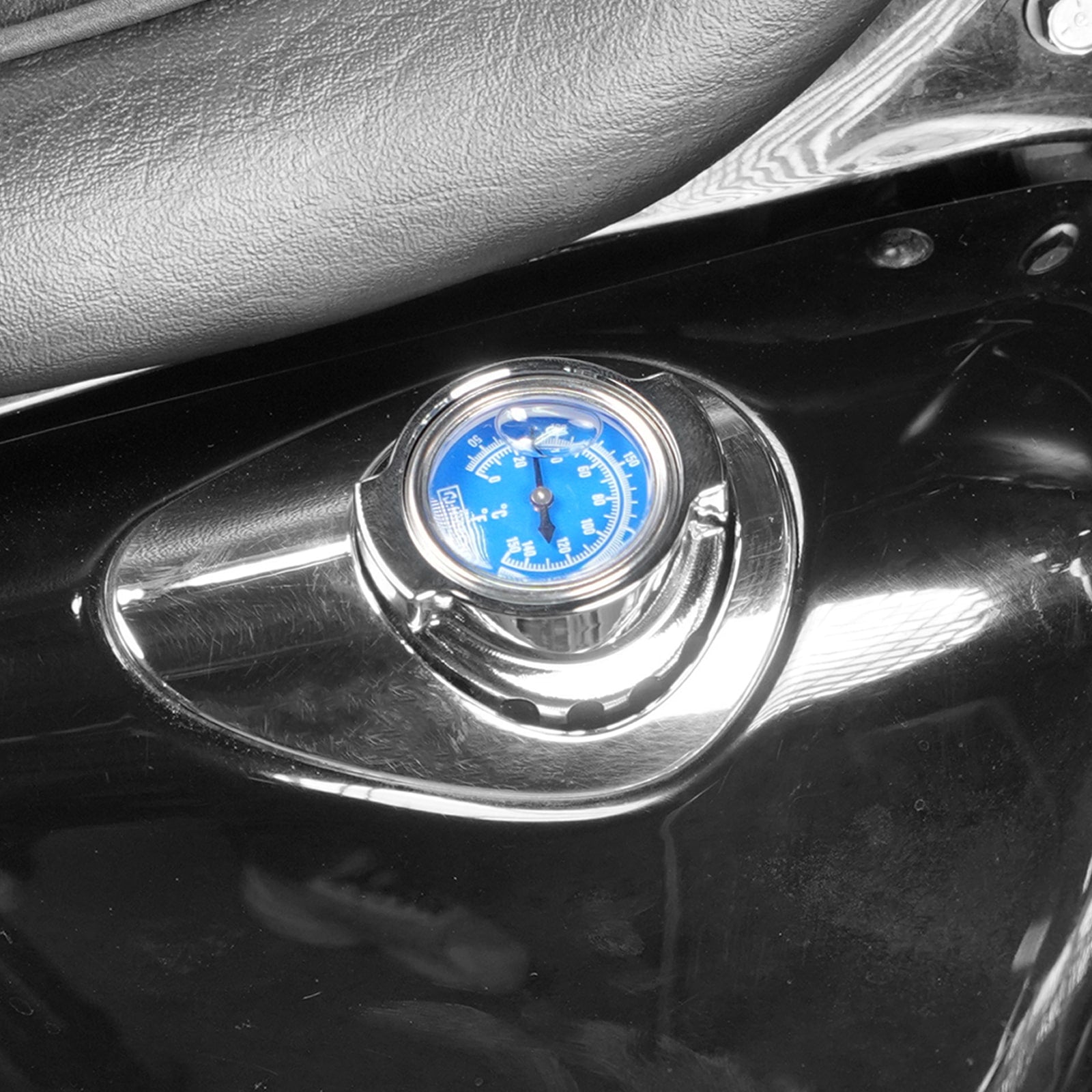 Chrome Oil Dipstick w/Thermometer For Harley Sportster 1200 883 72 48 XL Roadster