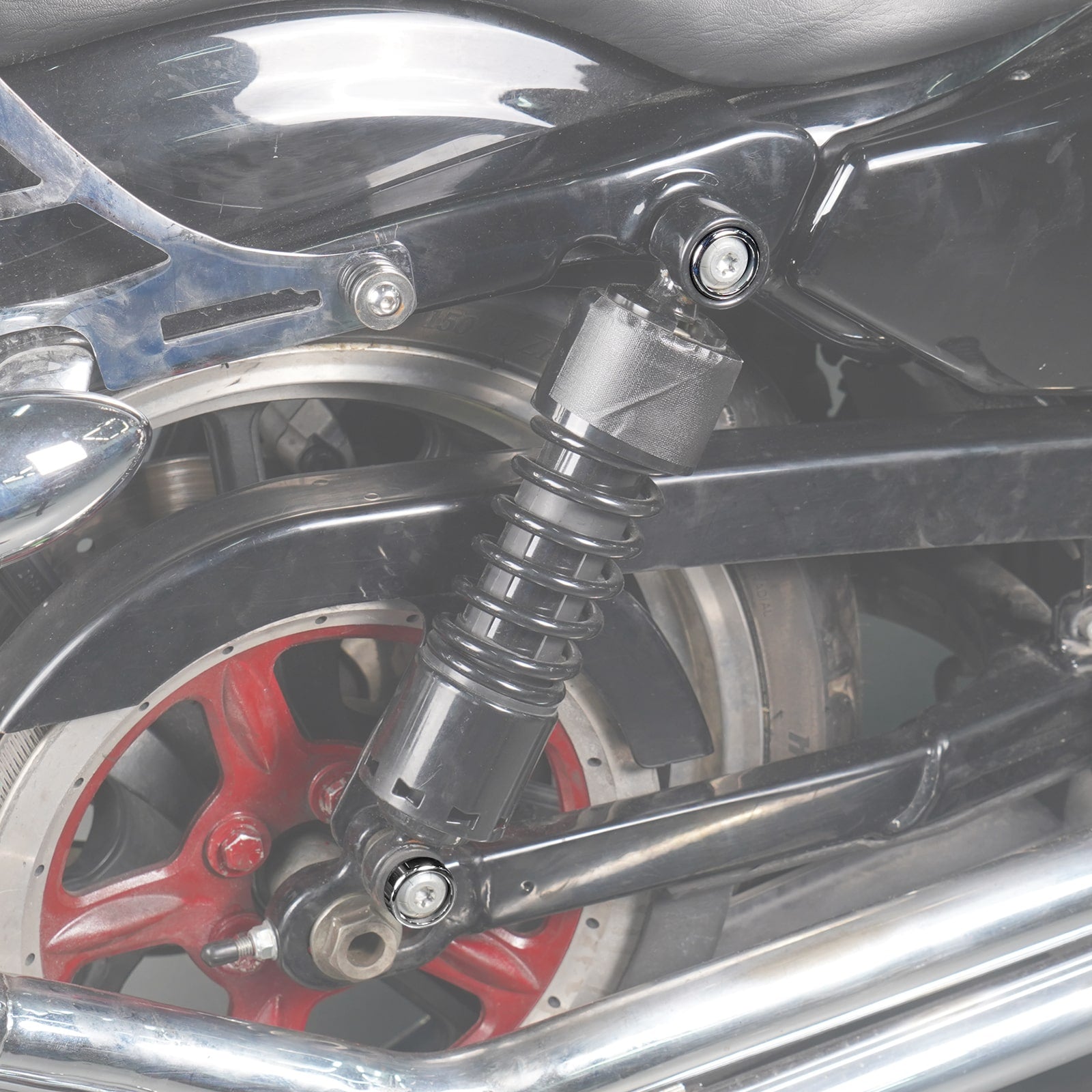 Shock Absorber Bracket Trim Rings For Harley Sportster 1200 883 72 48 XL Roadster