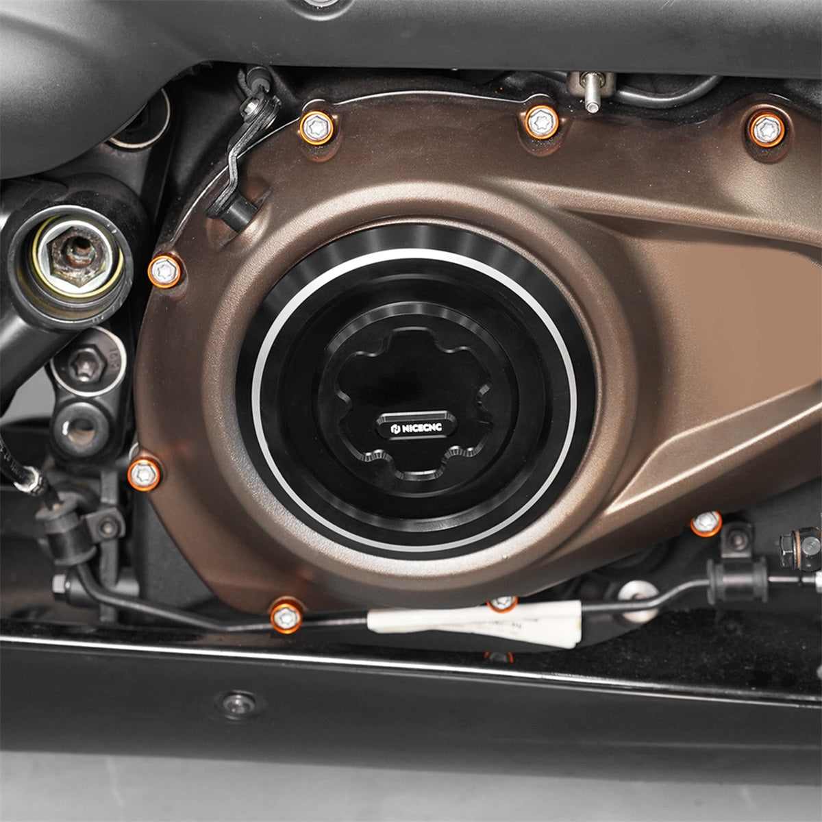 Engine Clutch Derby Cover Insert For Harley Sportster S 1250 Nightster 975