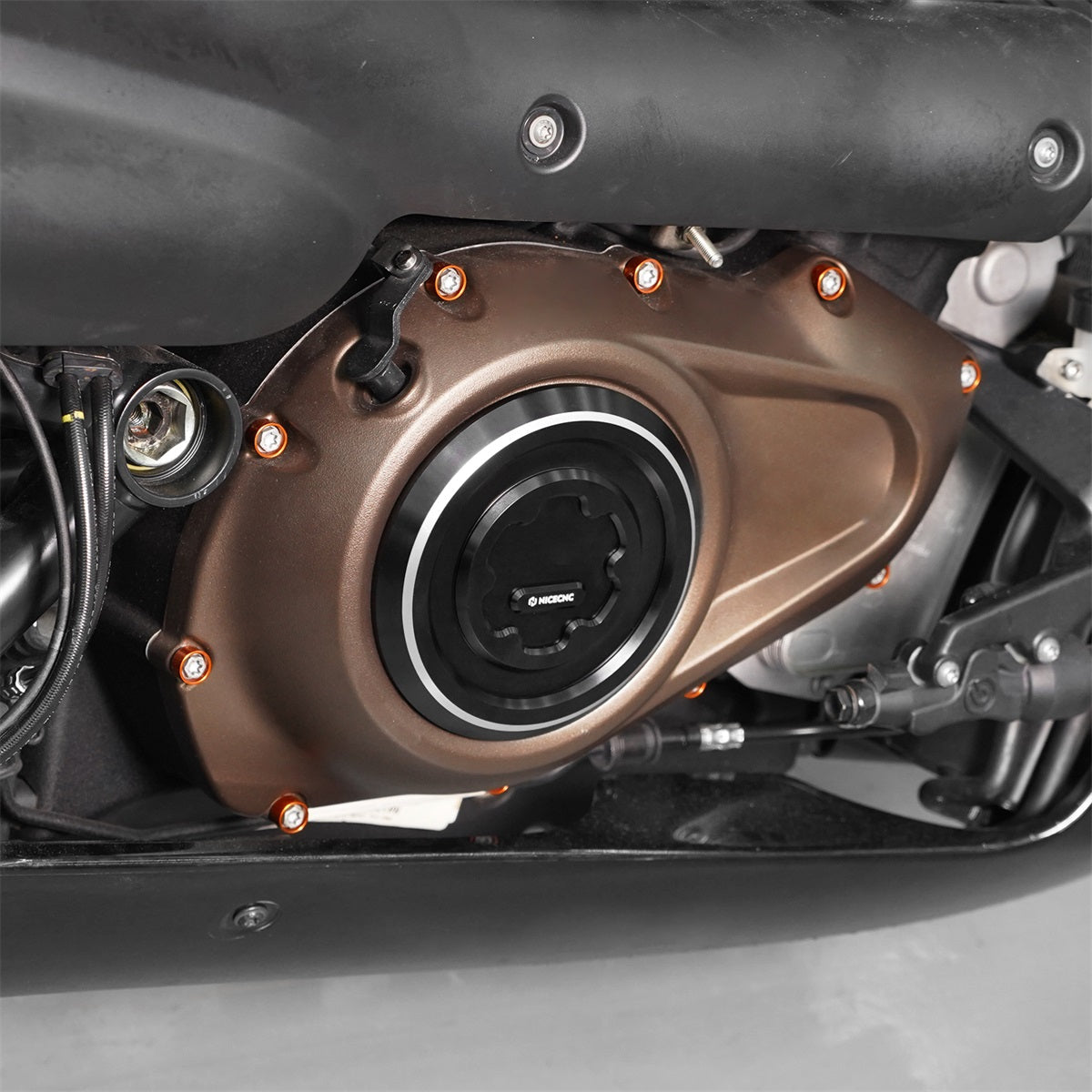 Engine Clutch Derby Cover Insert For Harley Sportster S 1250 Nightster 975