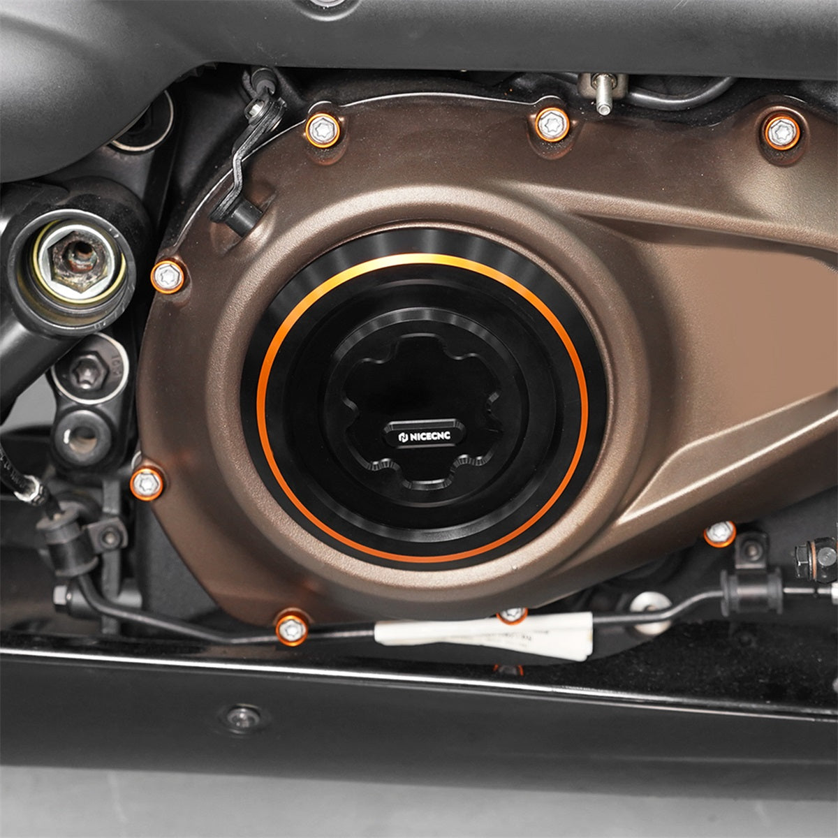 Engine Clutch Derby Cover Insert For Harley Sportster S 1250 Nightster 975