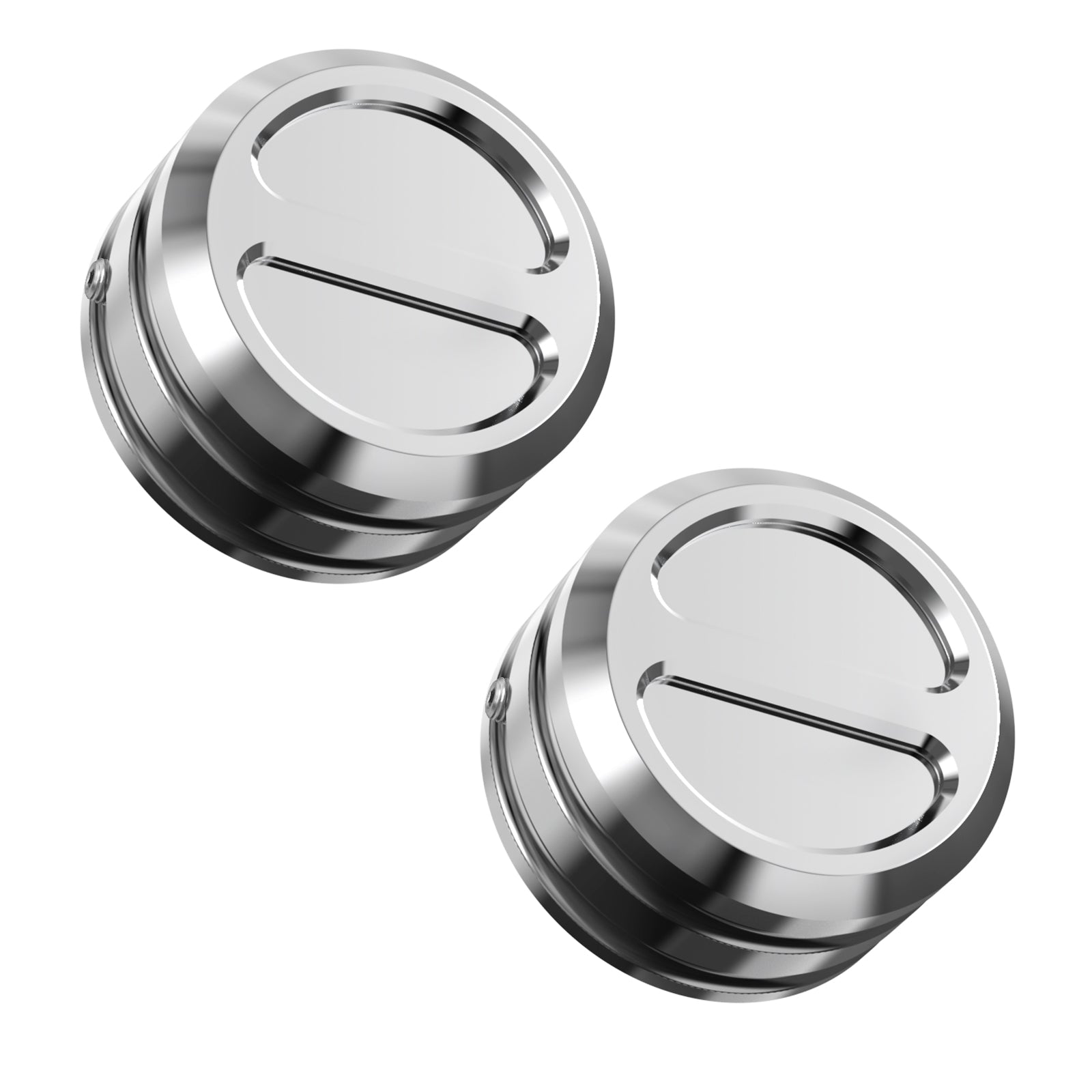 Upper Fork Stem Nut Covers Caps For Harley Sportster 1200 48 XL Iron 883 XL883N