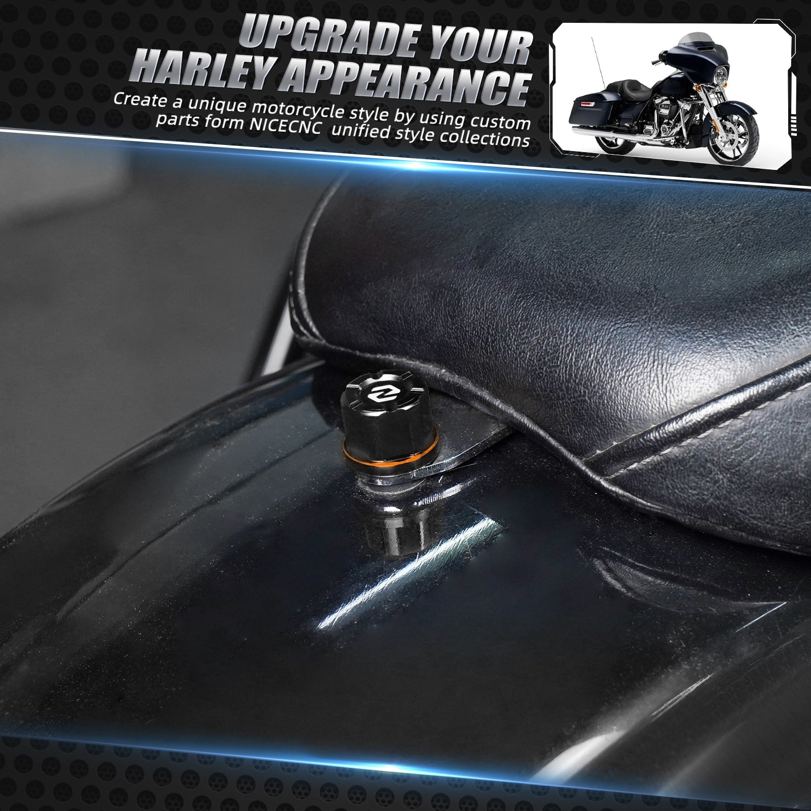 Rear Seat Mounting Bolt Screw For Harley Road King Electra Street Glide