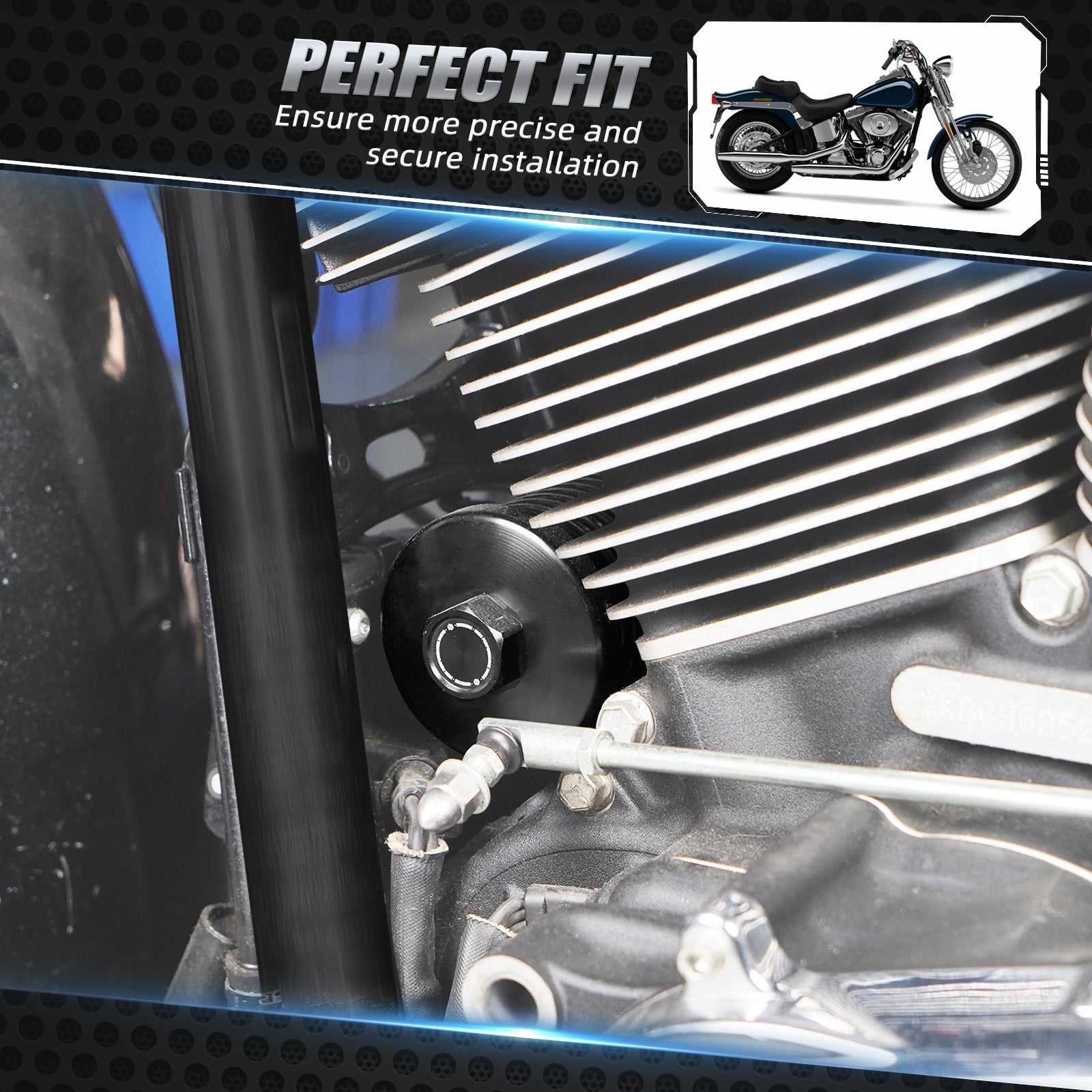 Reusable Magnetic Oil Filter Kit For Harley Softail Slim Fat Boy Street Bob Low Rider S