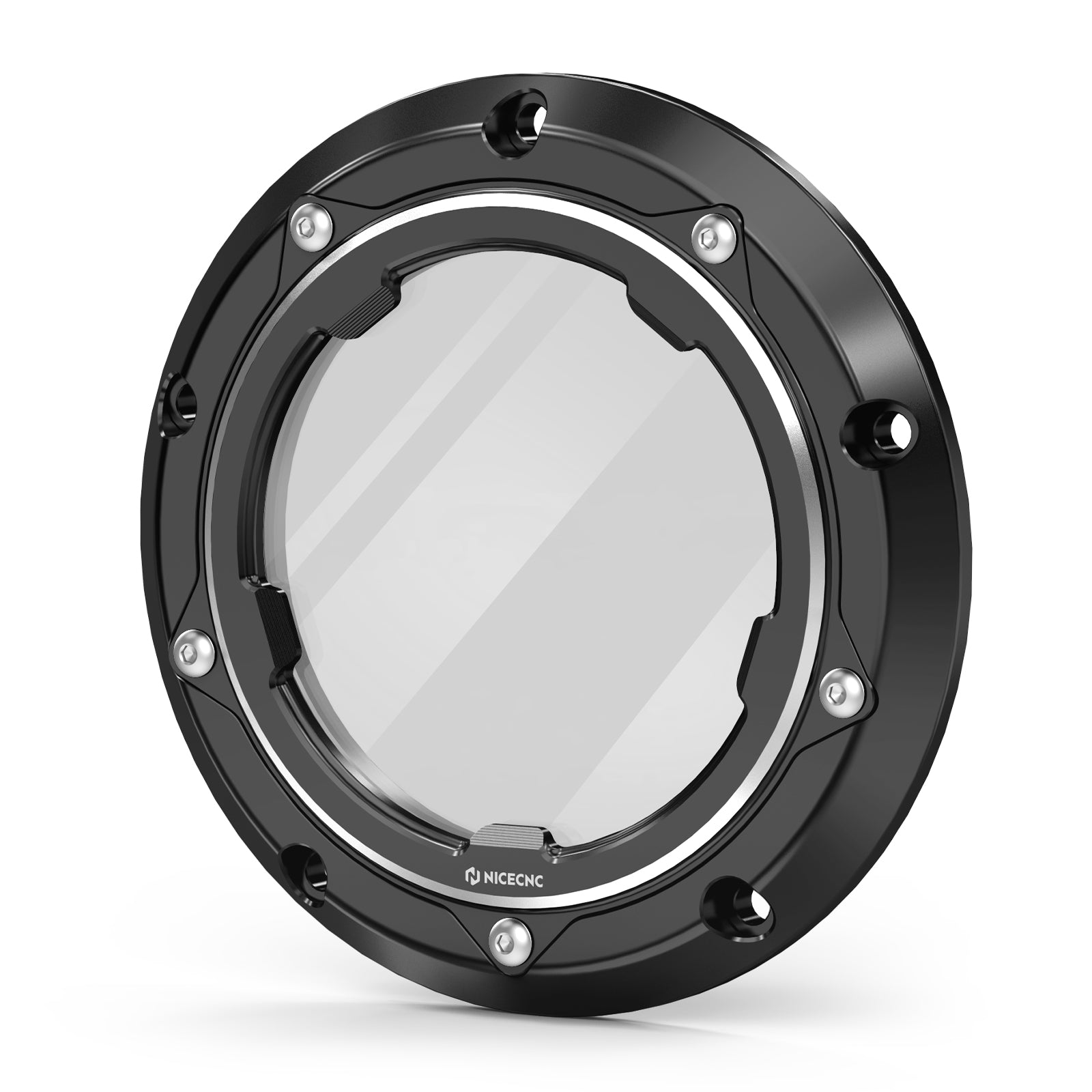 Transparent V Twin Cam Derby Clutch Cover For Harley Road King 99-14 Street Glide 06-15