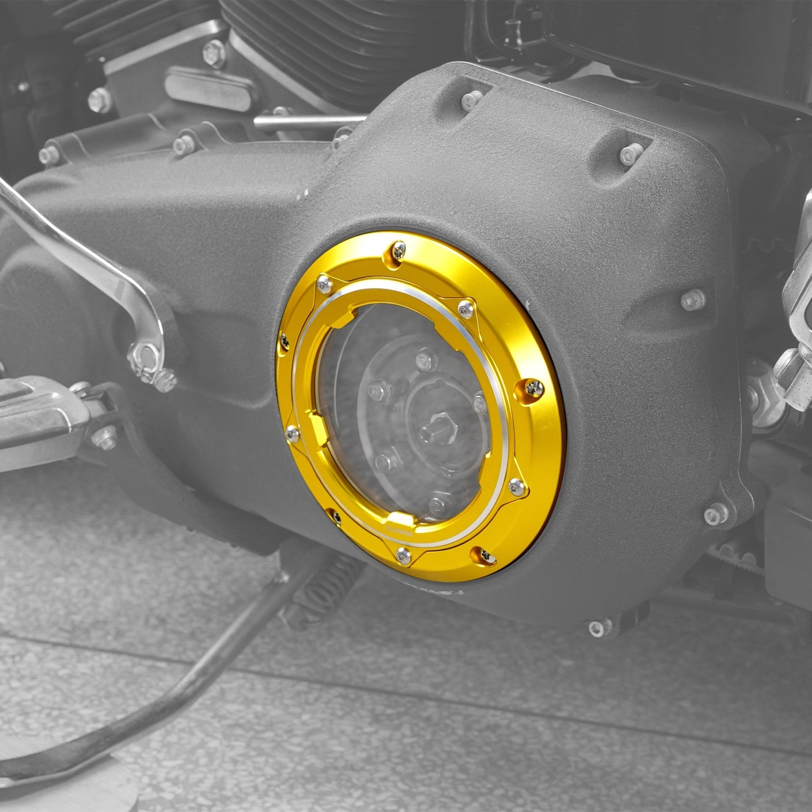 Transparent V Twin Cam Derby Clutch Cover For Harley Road King 99-14 Street Glide 06-15