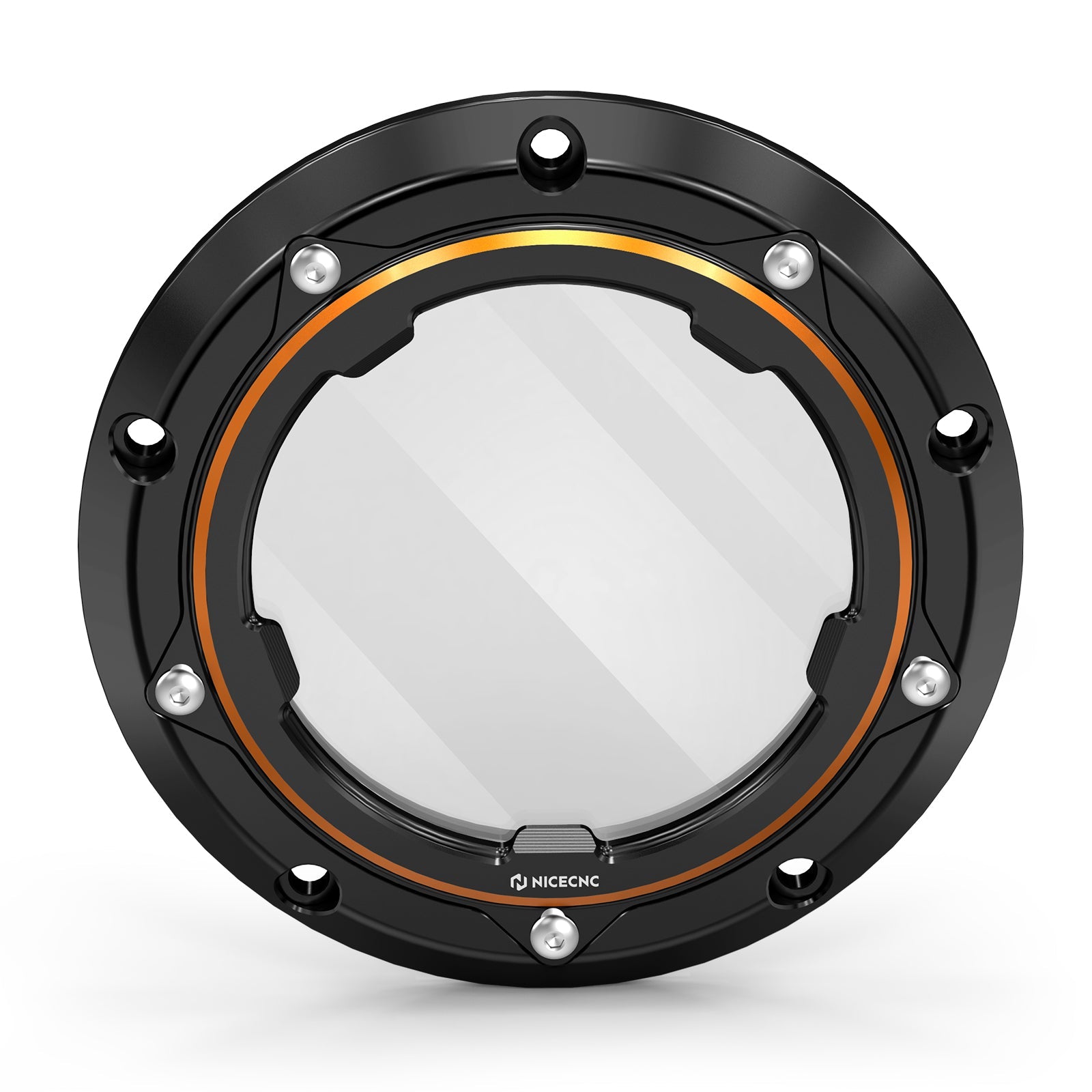 Transparent V Twin Cam Derby Clutch Cover For Harley Road King 99-14 Street Glide 06-15