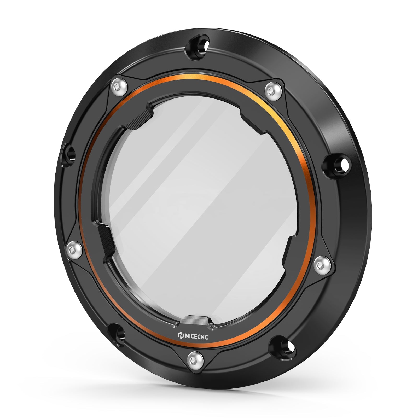 Transparent V Twin Cam Derby Clutch Cover For Harley Road King 99-14 Street Glide 06-15