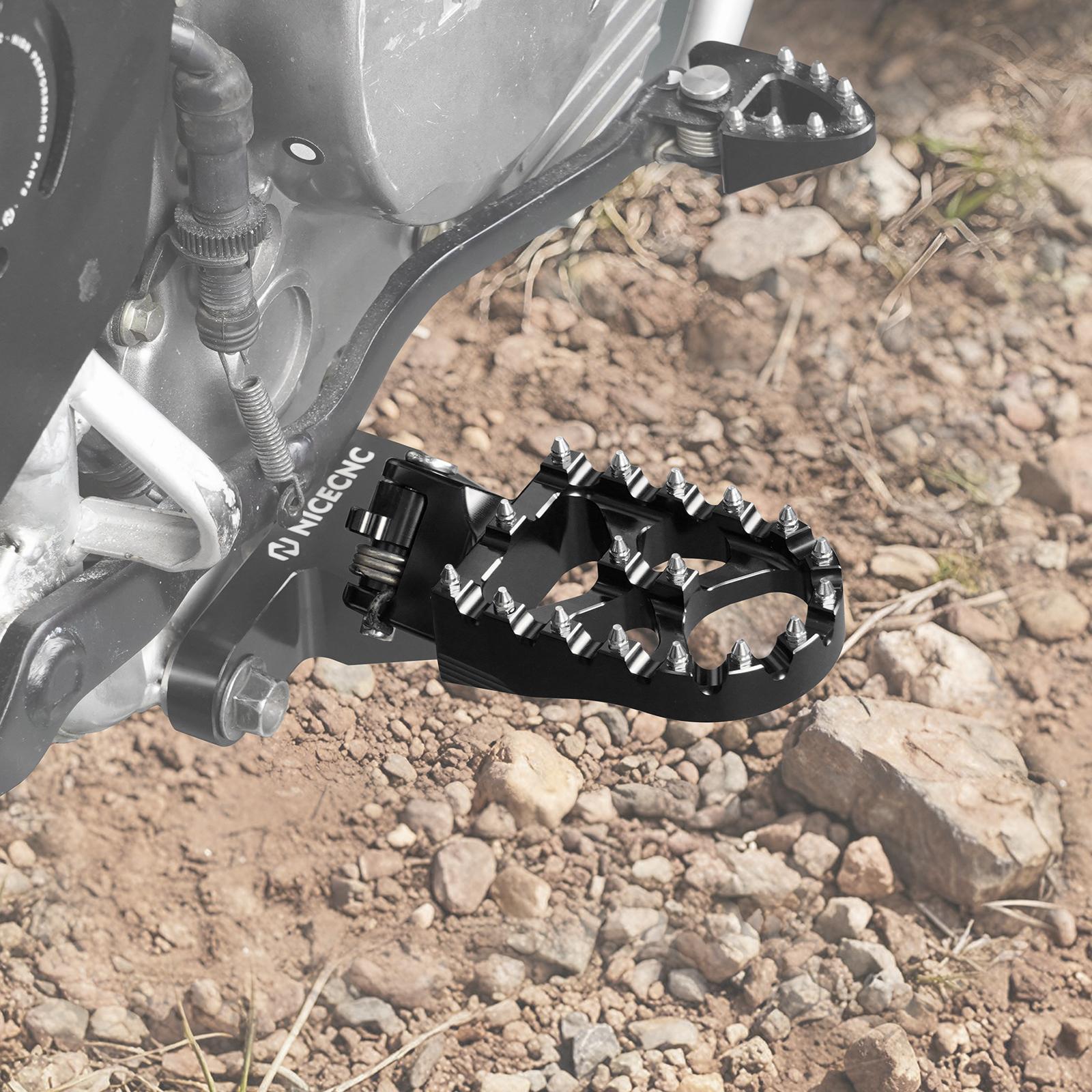 Enlarged Wide Foot Pegs Pedals For Honda XR650L 1993-2025 XR 650R 600R 250R 400R