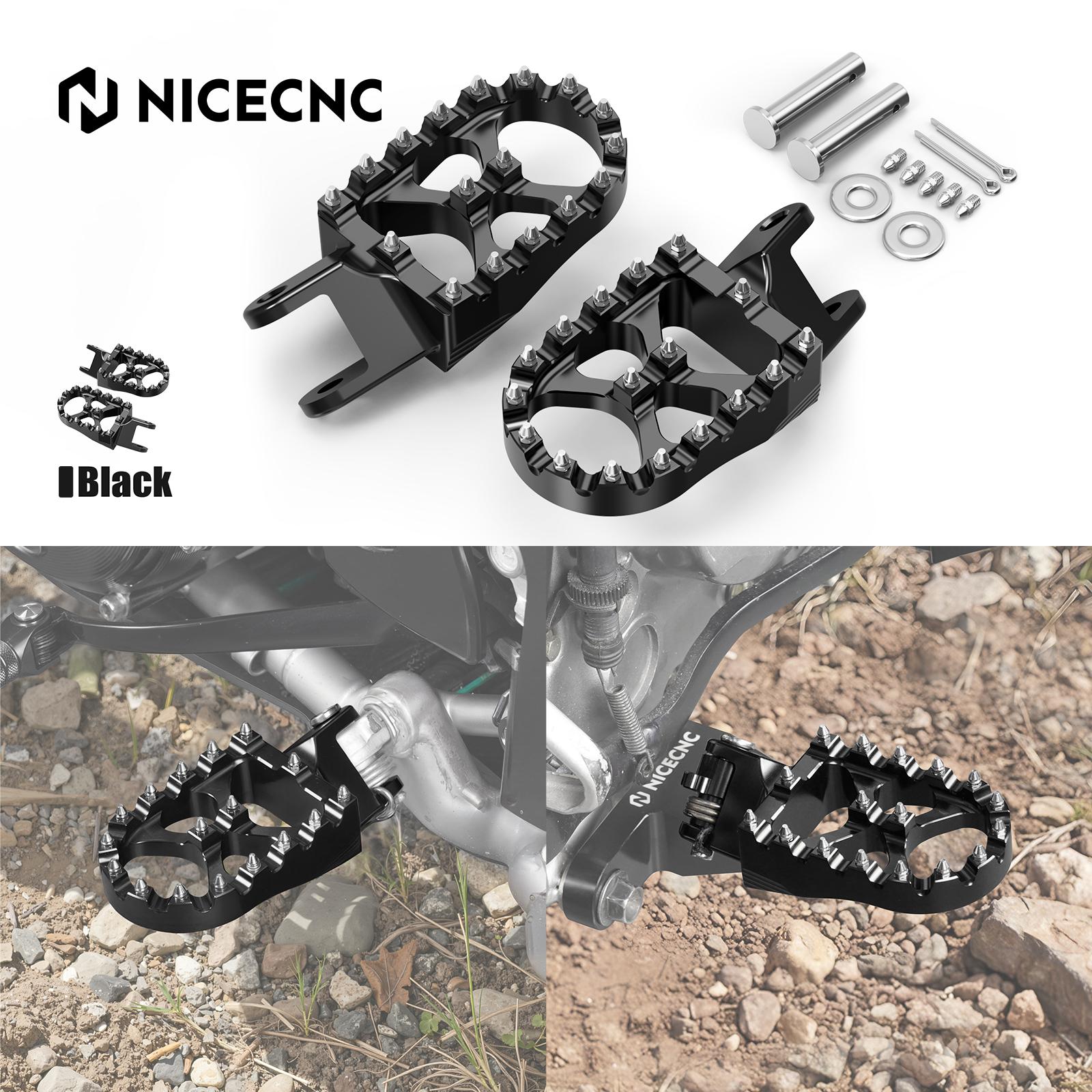 Enlarged Wide Foot Pegs Pedals For Honda XR650L 1993-2025 XR 650R 600R 250R 400R