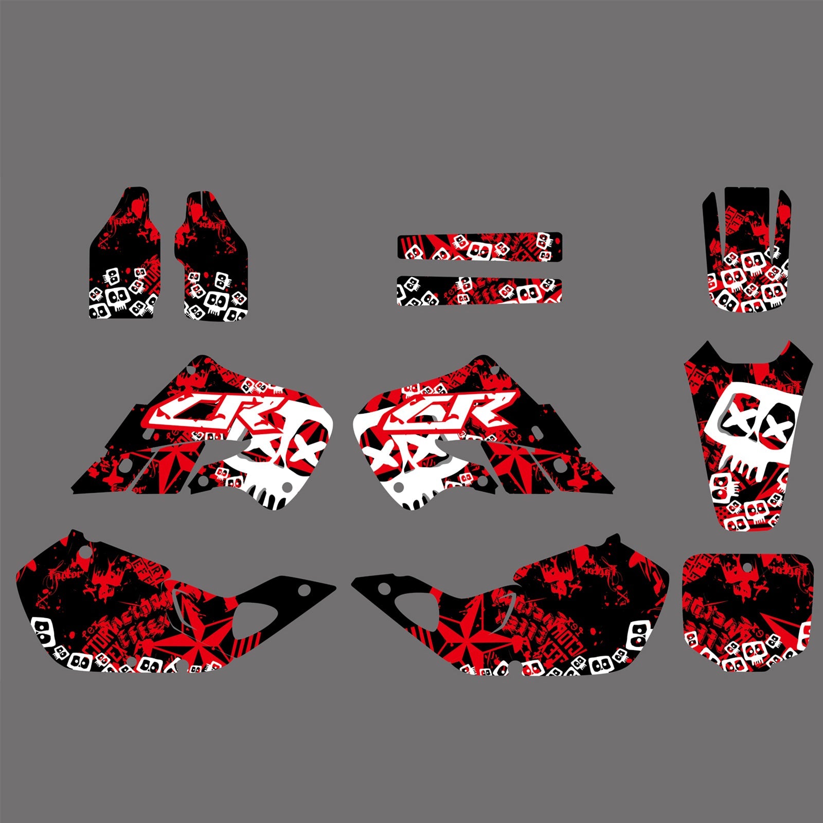 Motorcycle Full Graphics Decals Stickers For Honda CR125 1998-1999 CR250 1997-1999