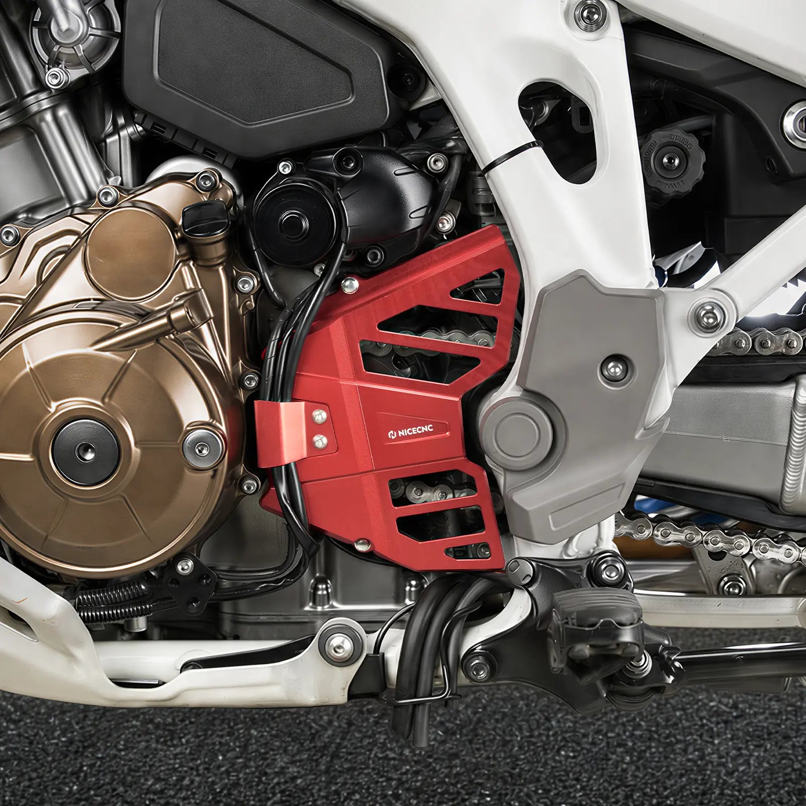 Front Sprocket Cover + Frame Guards For Honda Africa Twin CRF 1100L 20-26