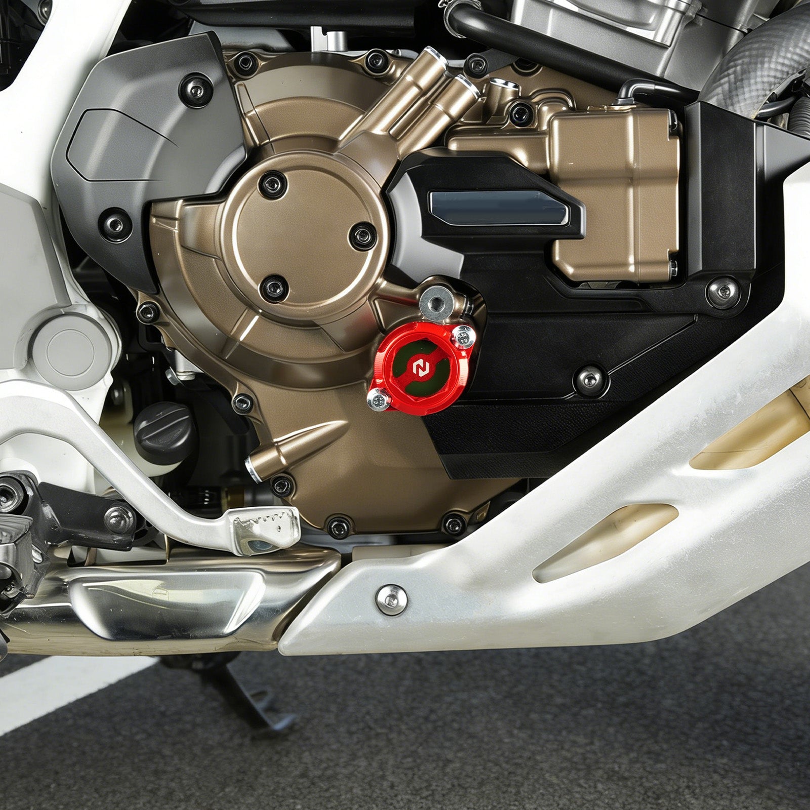 Transparent Oil Filter Cover For Honda CRF 1000L 1100L Africa Twin ADV Sports