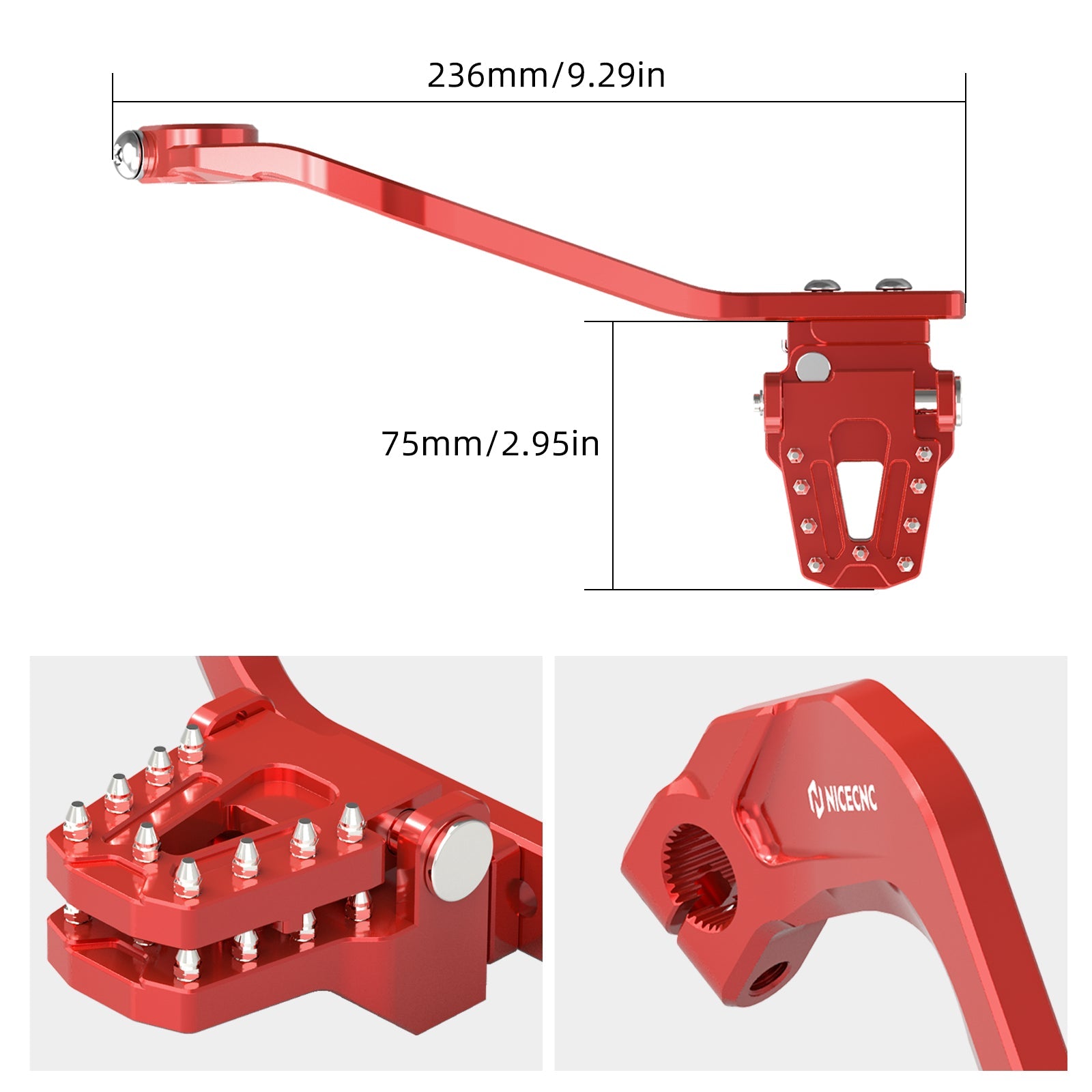 Folding Gear Shift Lever + Rear Brake Dual Pedal Assly For Honda Africa Twin 1000 1100L