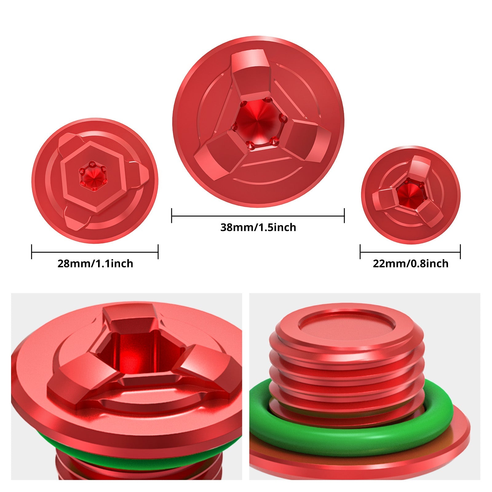 Engine Timing Crankshaft Plug Oil Filler Cap Kit For Honda CRF 1000L 1100L Africa Twin