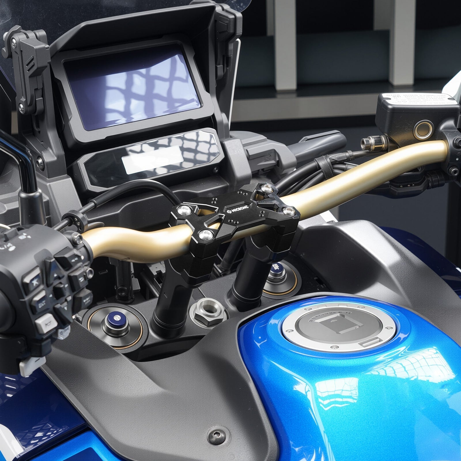 1" Rise GPS Brackets AMPS Mount Handlebar Riser For Honda CRF1100L Africa Twin