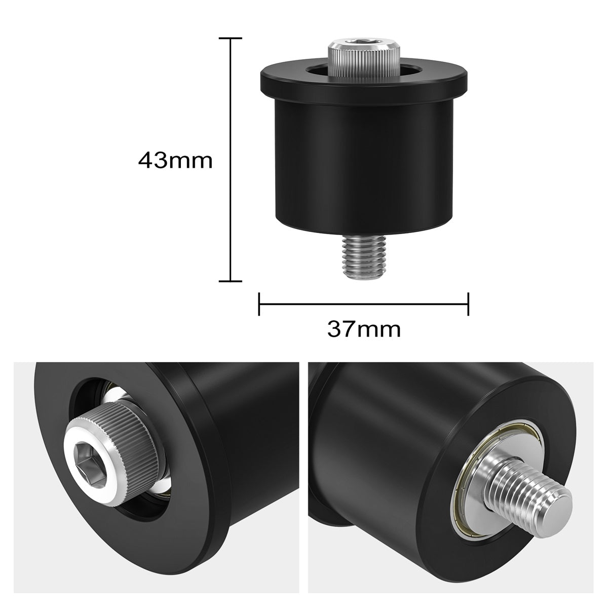 Lower Chain Roller Slider Guide Kit For Honda TRX 450 R ER CR250R CRF250X