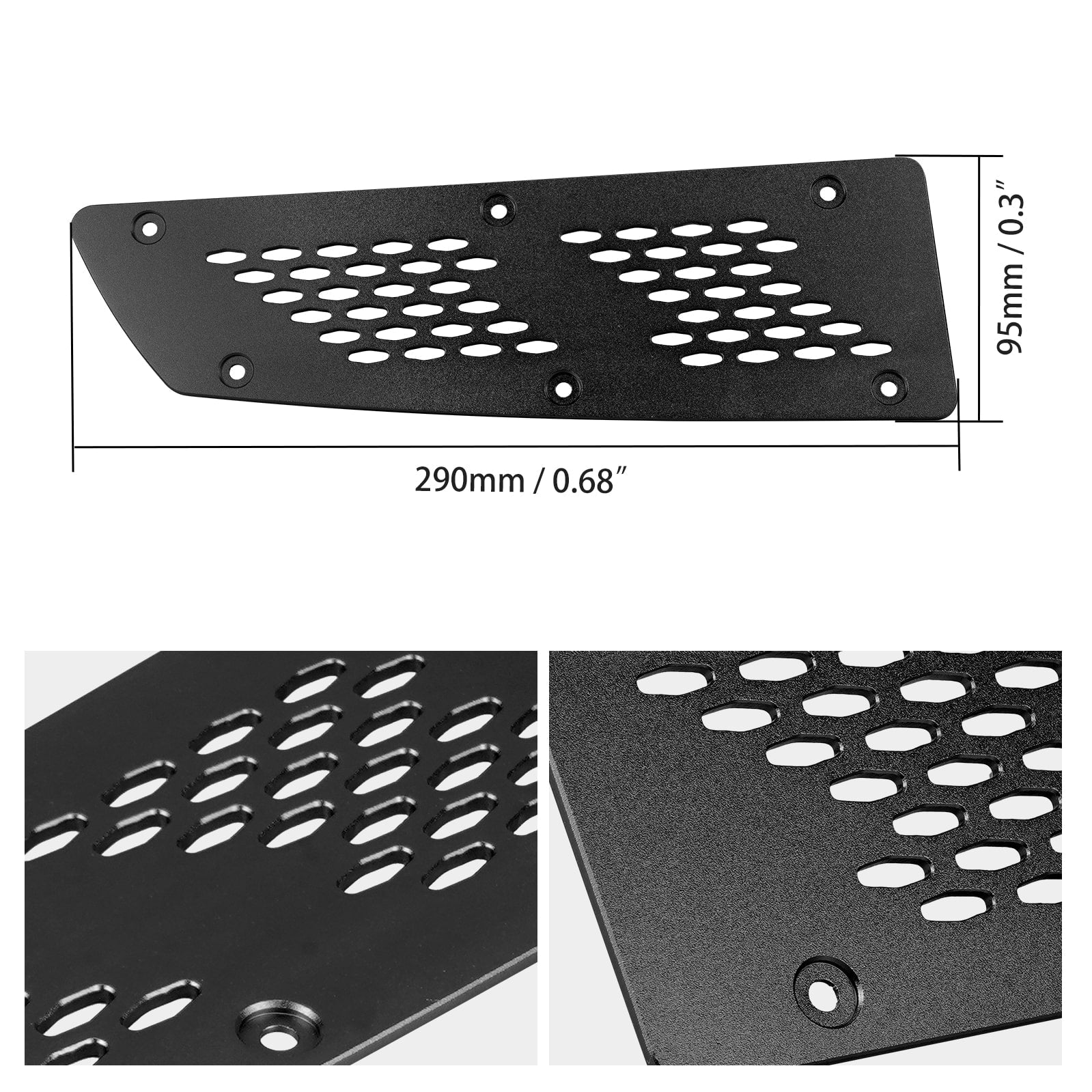 UTV SXS Switch Dash Accessory Cover Plate Panel For Honda Talon 1000 R / X / X-4