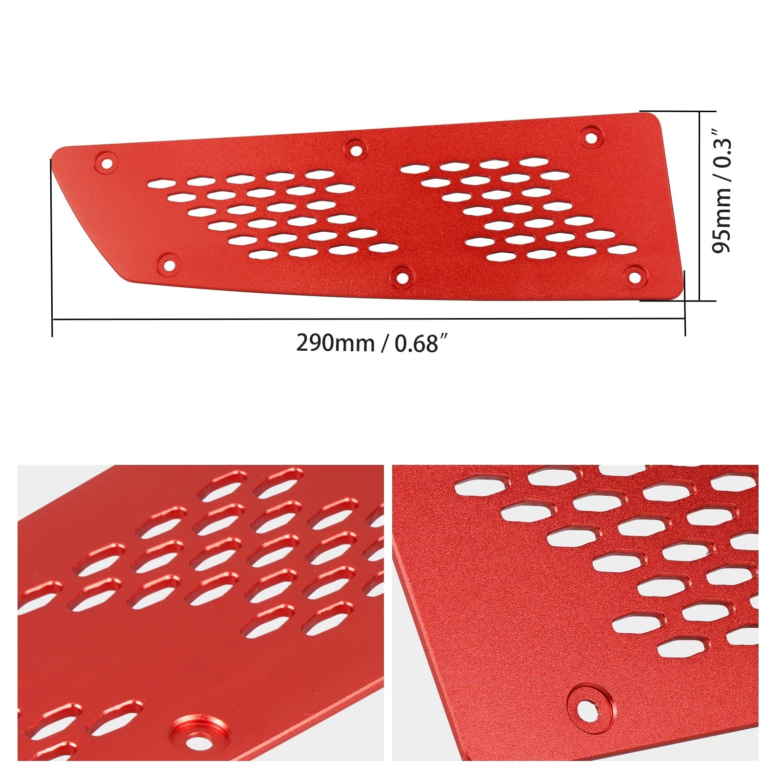 UTV SXS Switch Dash Accessory Cover Plate Panel For Honda Talon 1000 R / X / X-4